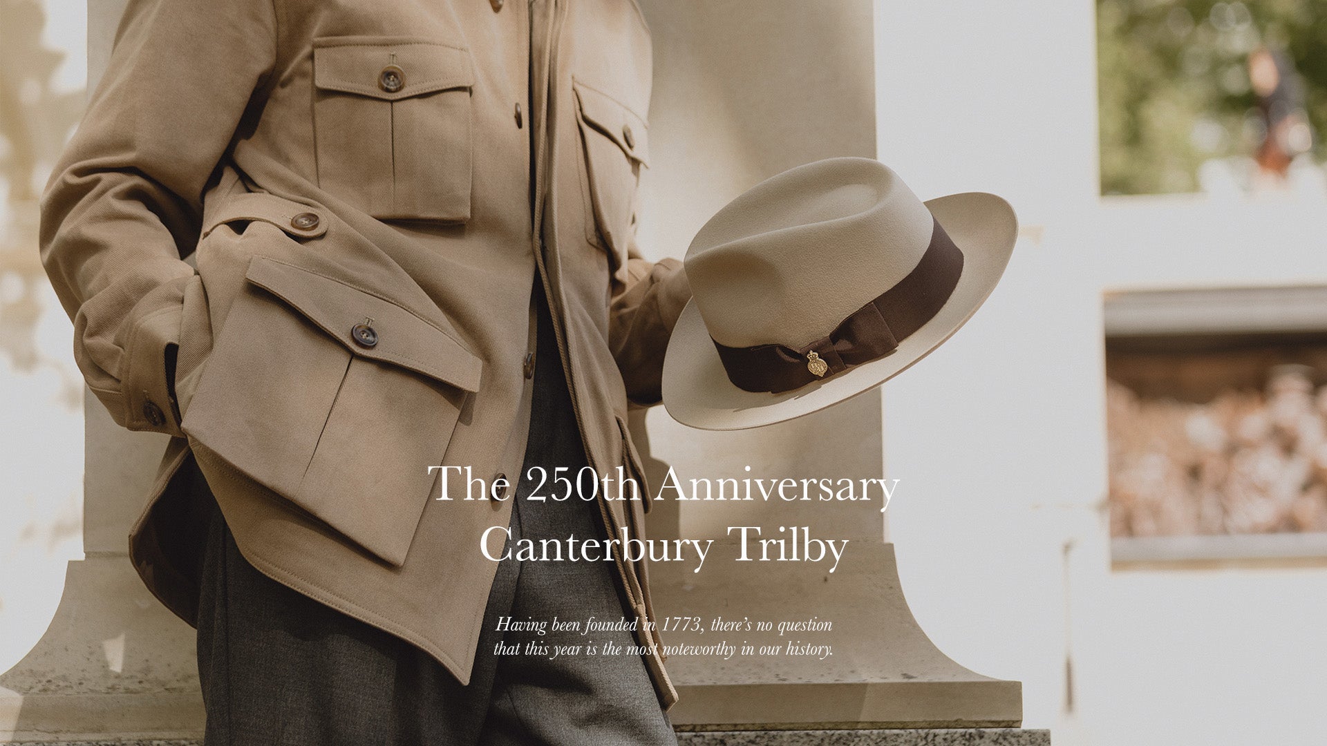Introducing: The 250th Anniversary Canterbury Trilby