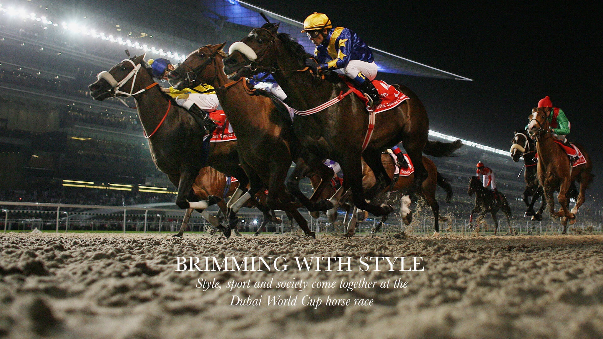 Brimming With Style – Style, sport and society come together at the Dubai World Cup horse race