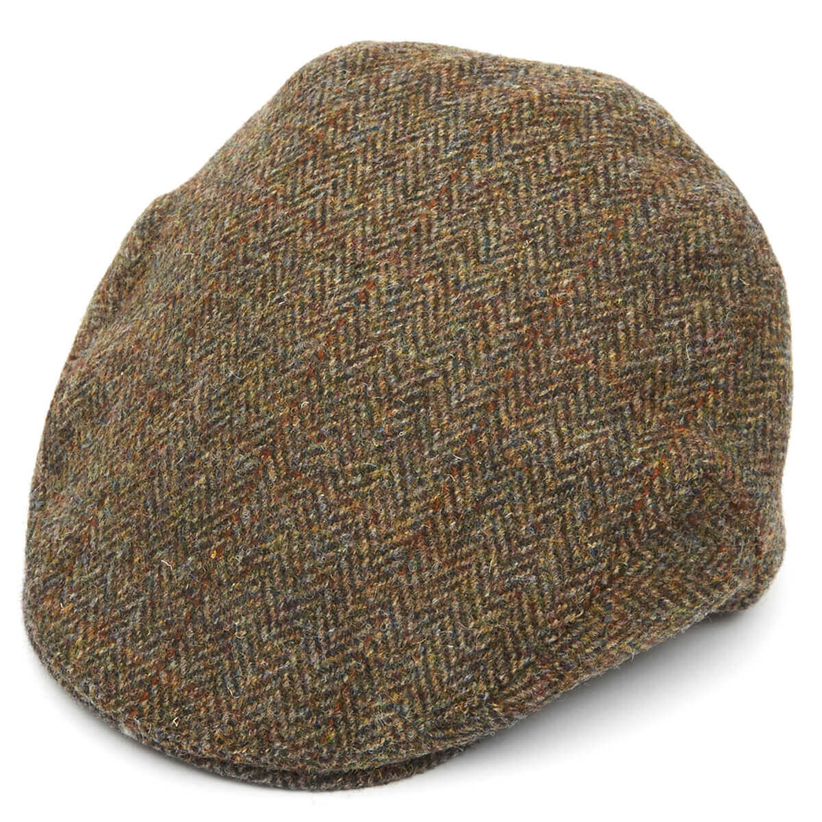 Harris Tweed Balmoral Flat Cap in C001