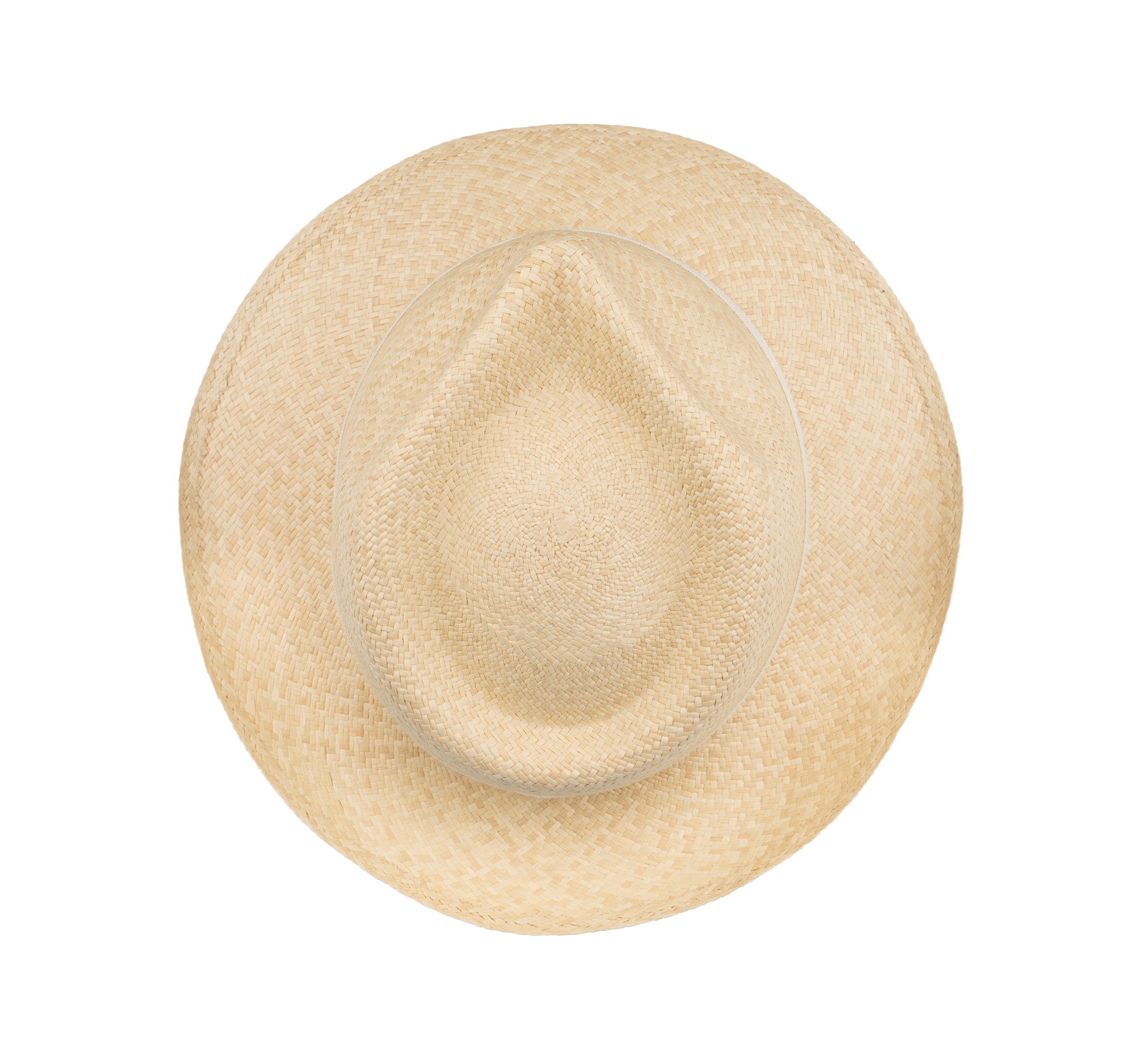 Trilby Panama (Semi-bleached) with Cream Detail Band