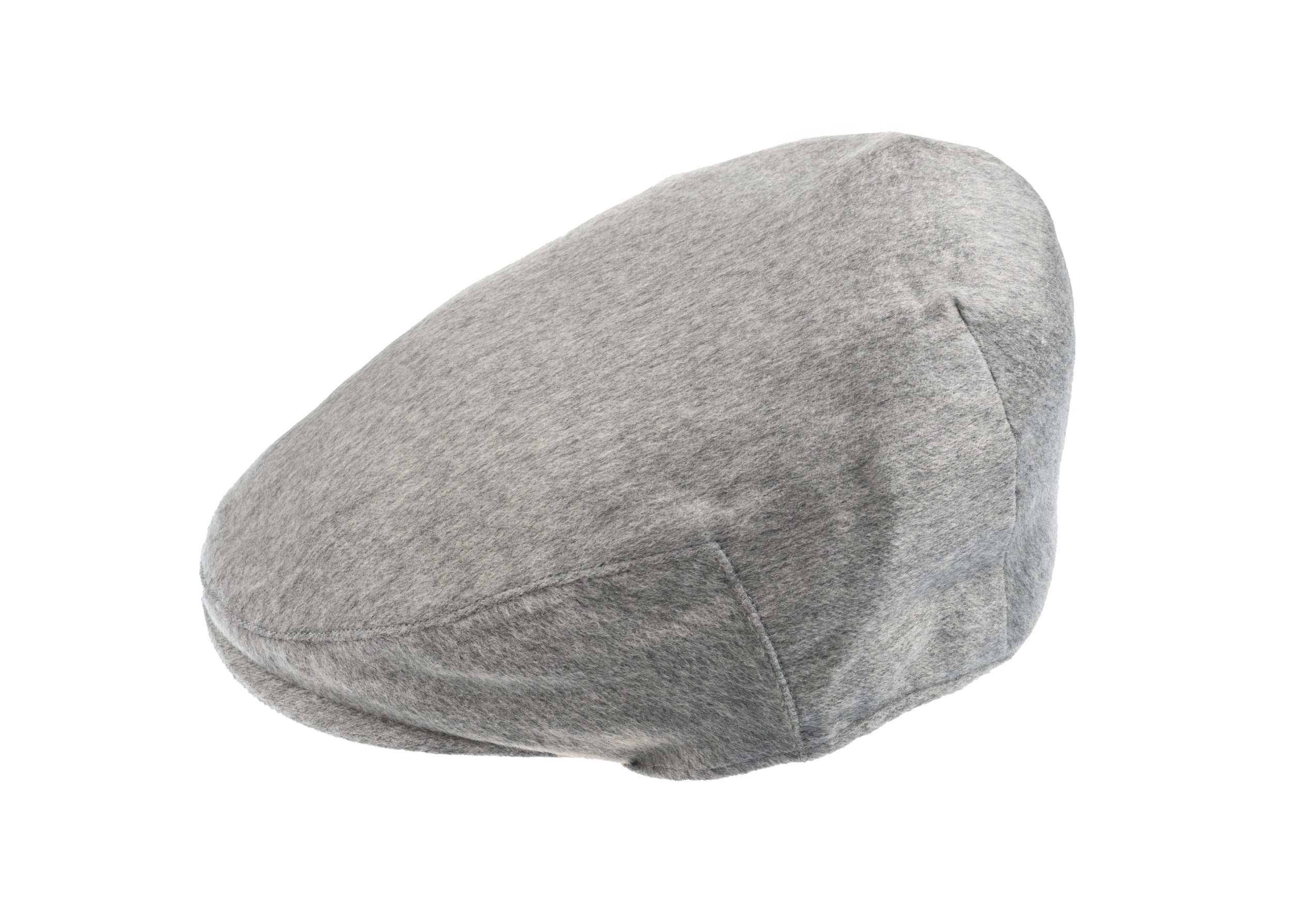 Christys' x Johnstons of Elgin Cashmere Made in England Balmoral Cap in Light Grey