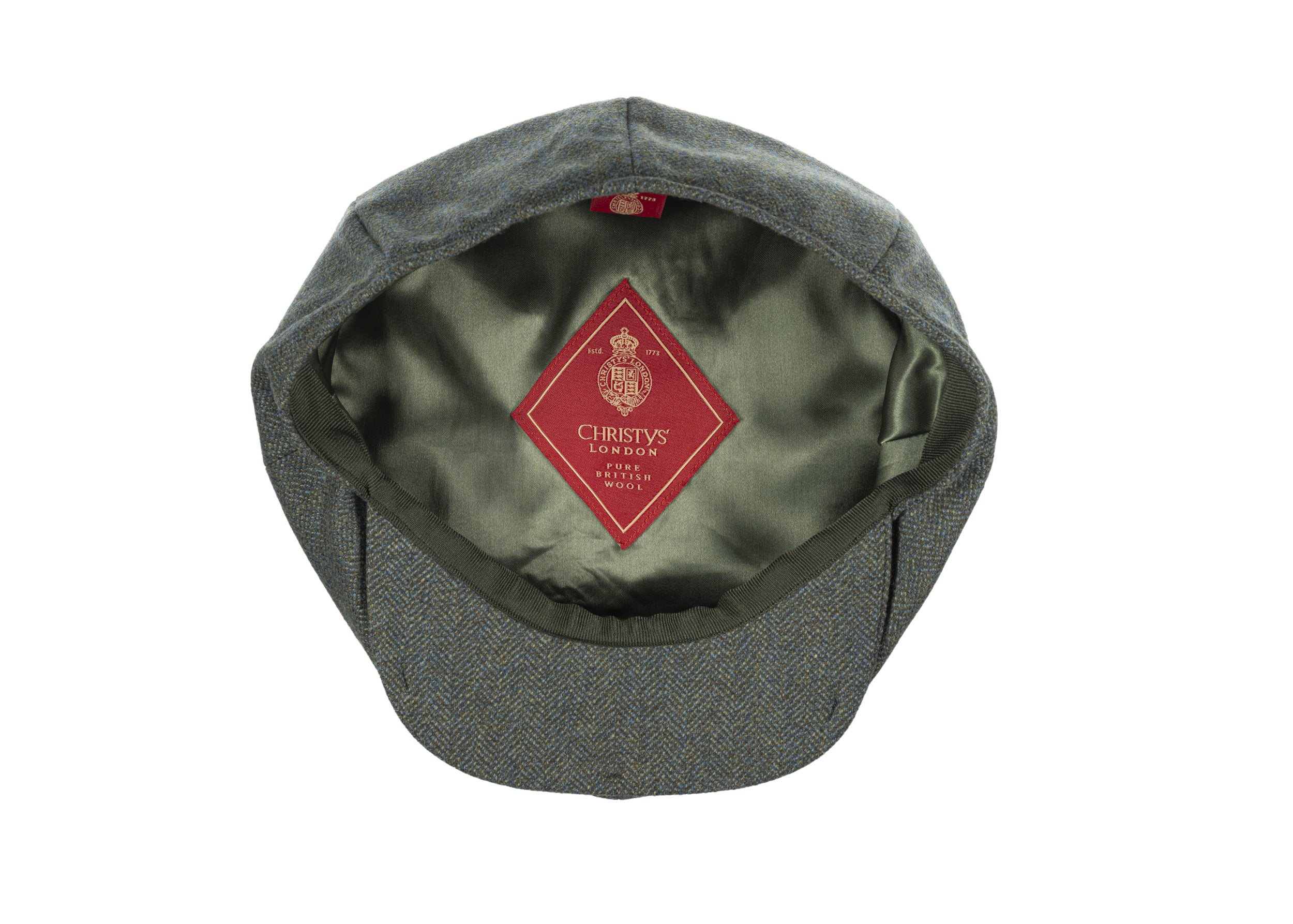 Lovat Mill Teviot Tweed Made in England 8 Piece Cap