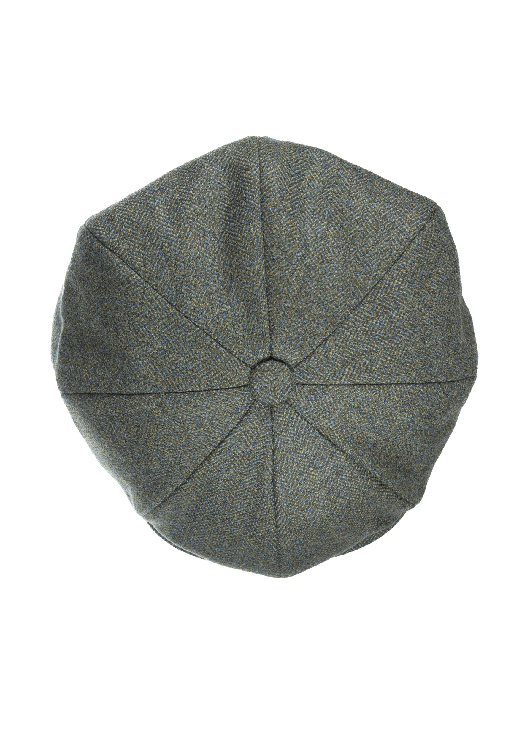 Lovat Mill Teviot Tweed Made in England 8 Piece Cap
