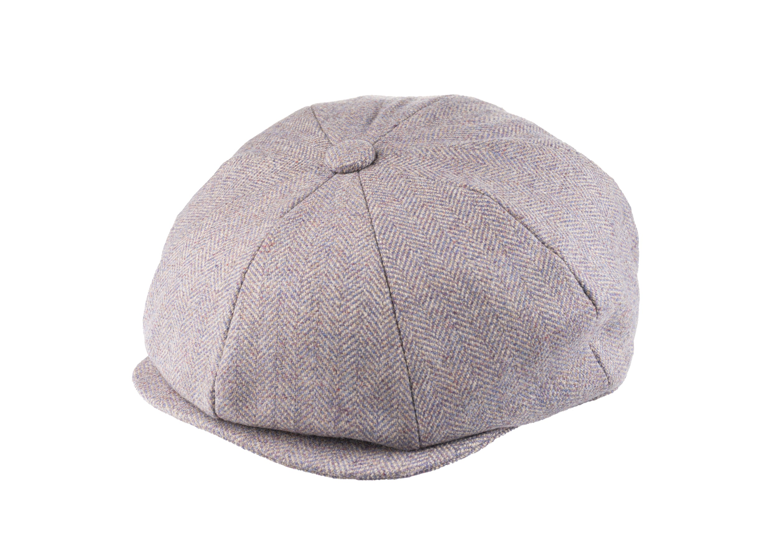 Lovat Mill Teviot Tweed Made in England 8 Piece Cap