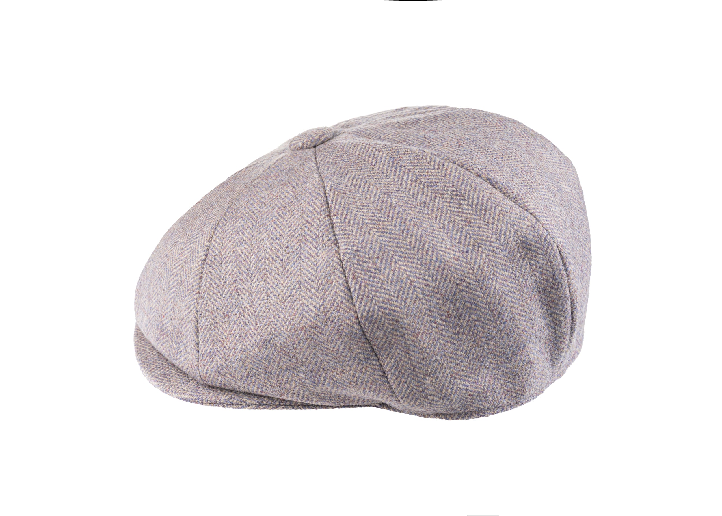 Lovat Mill Teviot Tweed Made in England 8 Piece Cap
