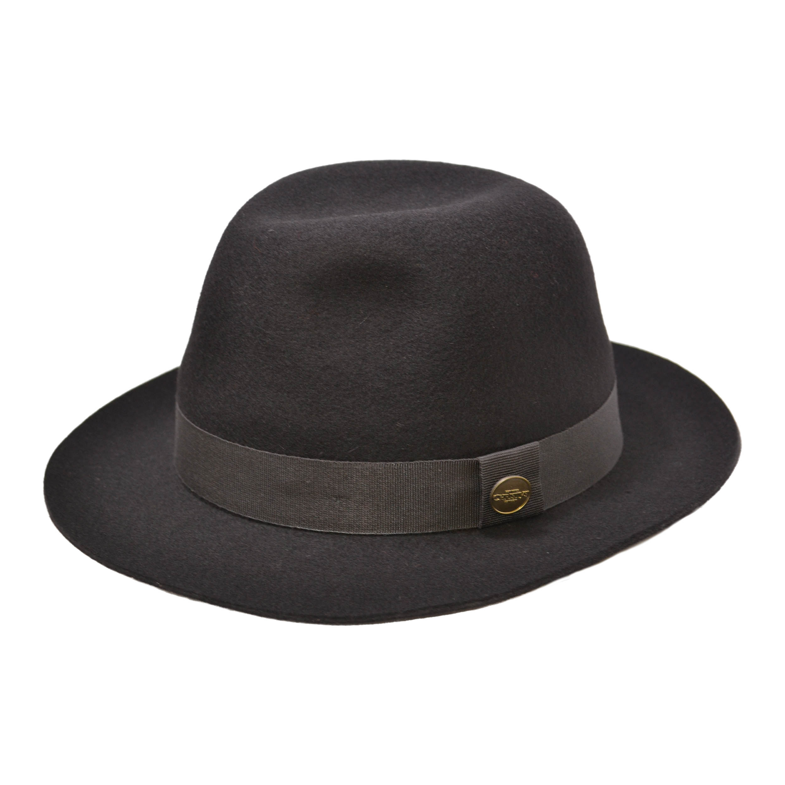 Wool Felt Trilby in Black - Main Image