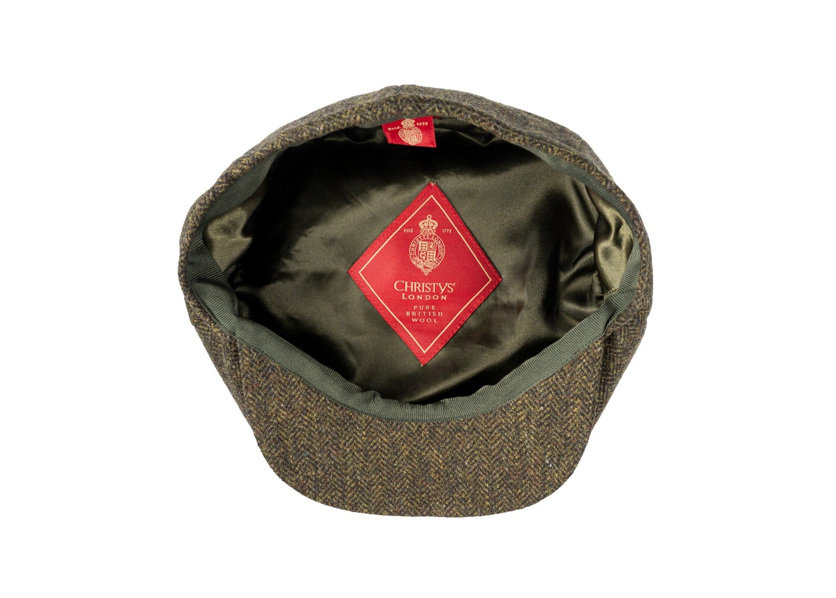8 Piece Baker Boy Tweed Cap in Z506