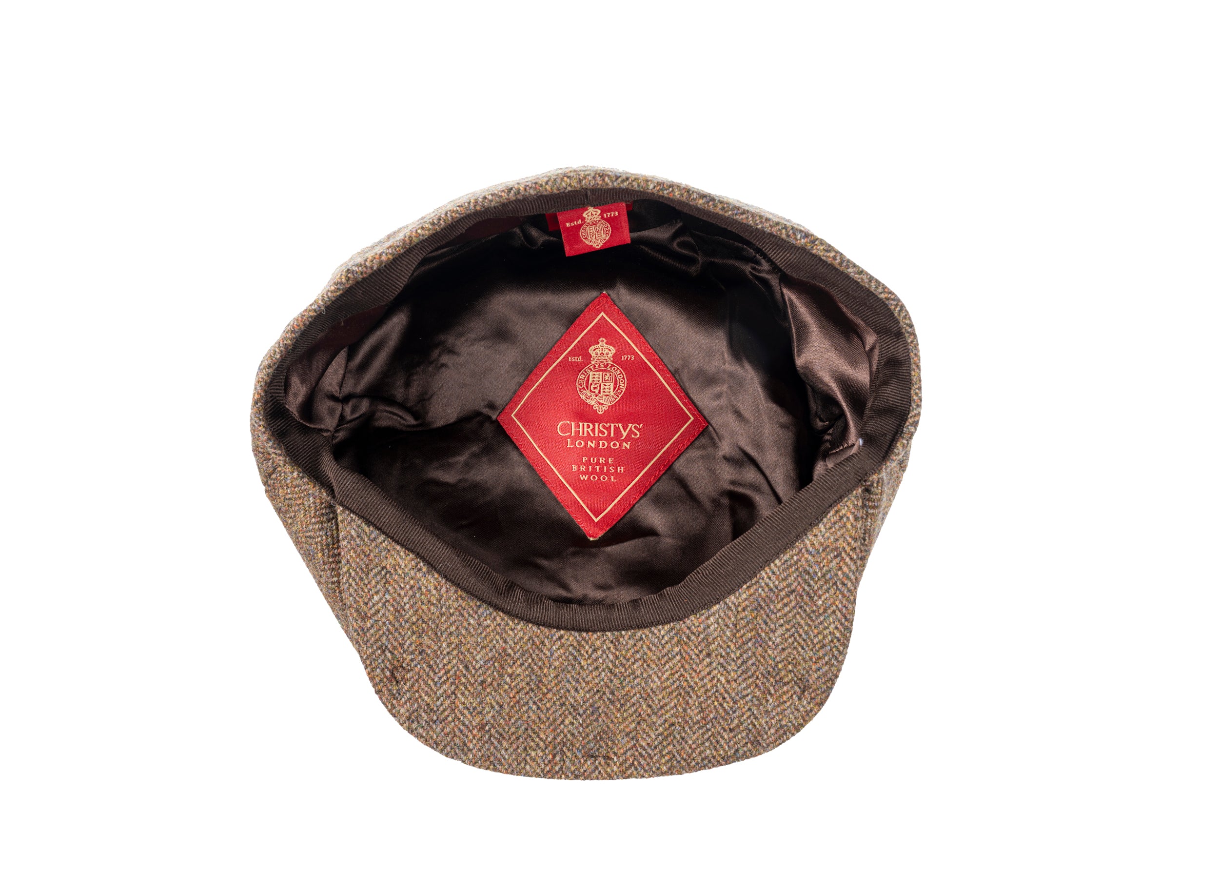 8 Piece Baker Boy Tweed Cap in Z524