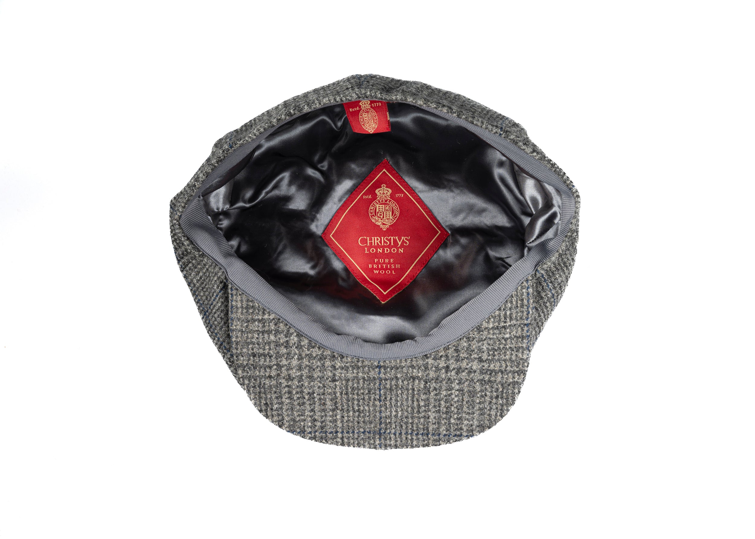 8 Piece Baker Boy Tweed Cap in Z530