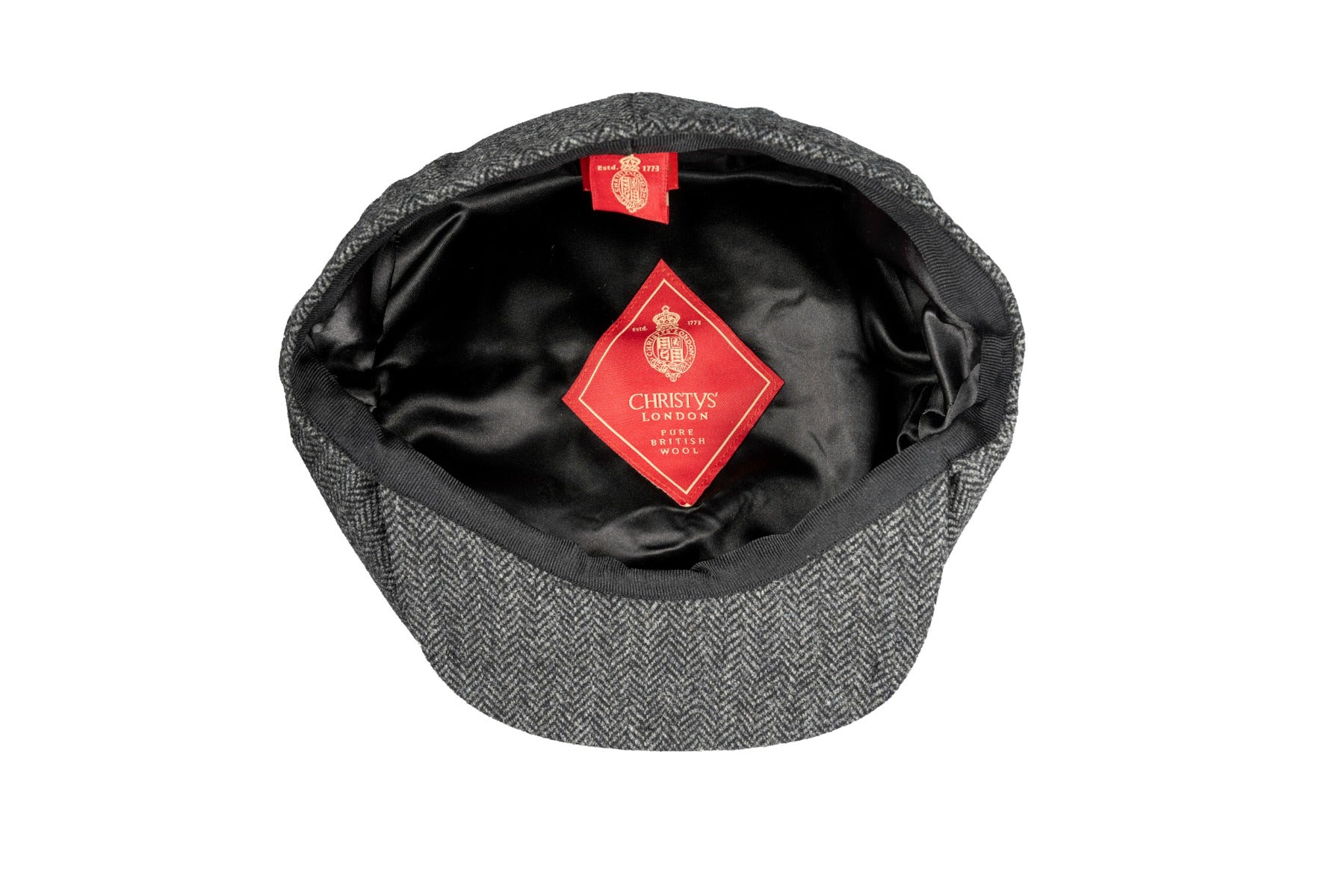 8 Piece Baker Boy Tweed Cap in Z537