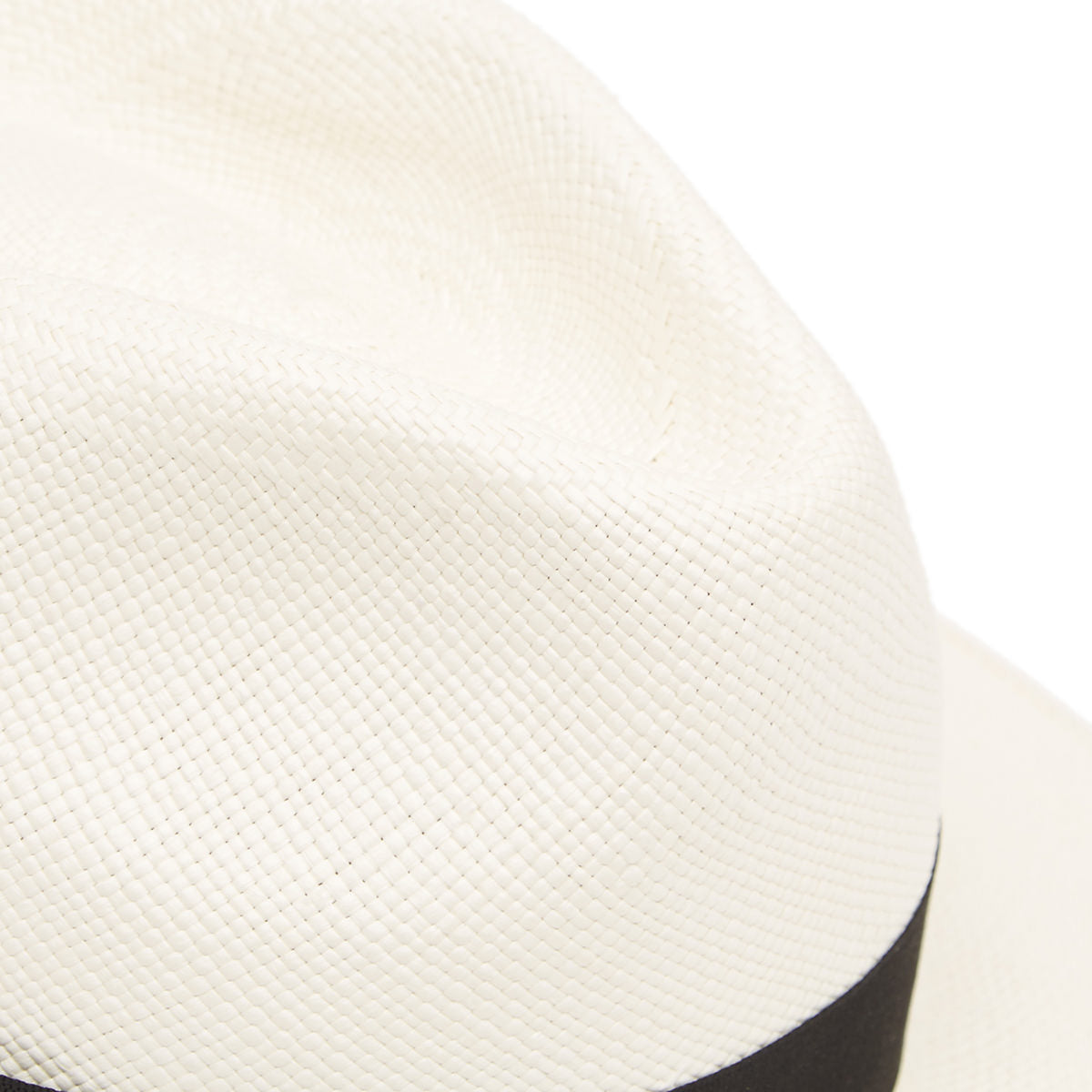 Classic Down Brim Panama with black band & cream binding