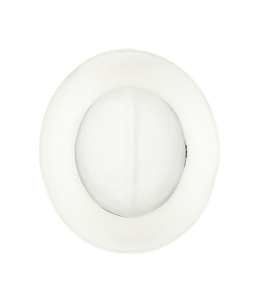 Superfine Folder Panama Hat With Navy Band & Cream Binding