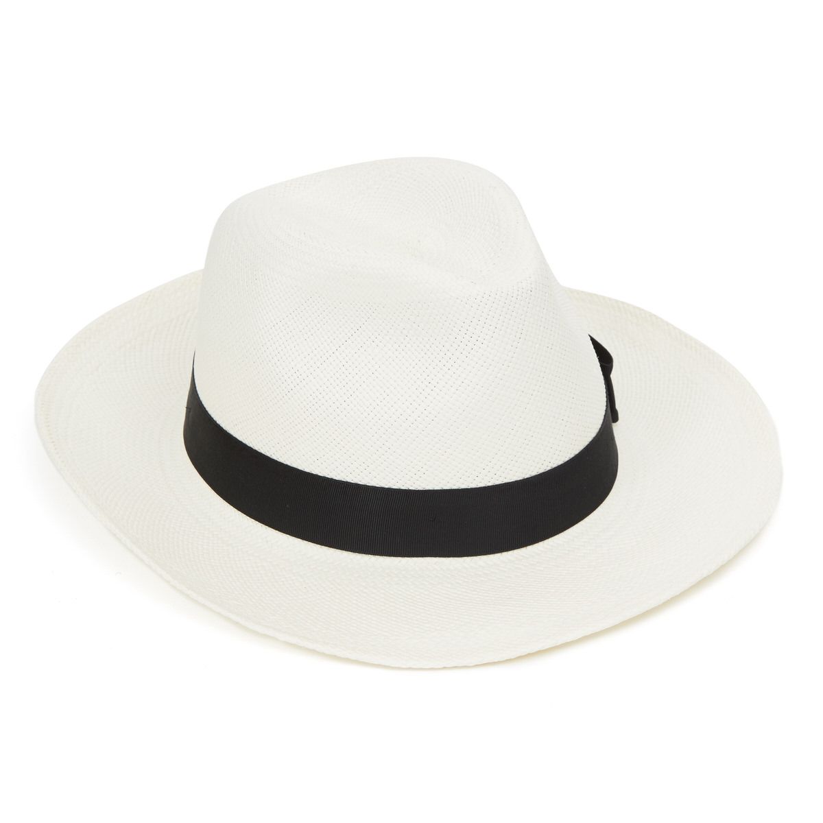 Classic Notting Hill Panama with Black Band - Bleached