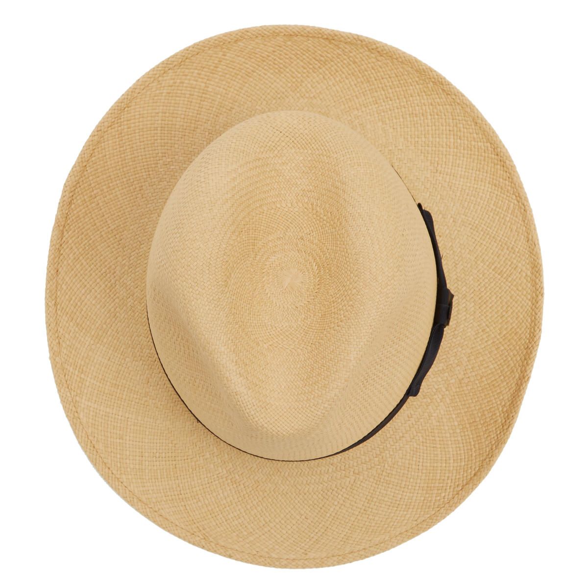 Classic Notting Hill Panama Hat with Navy band - Natural