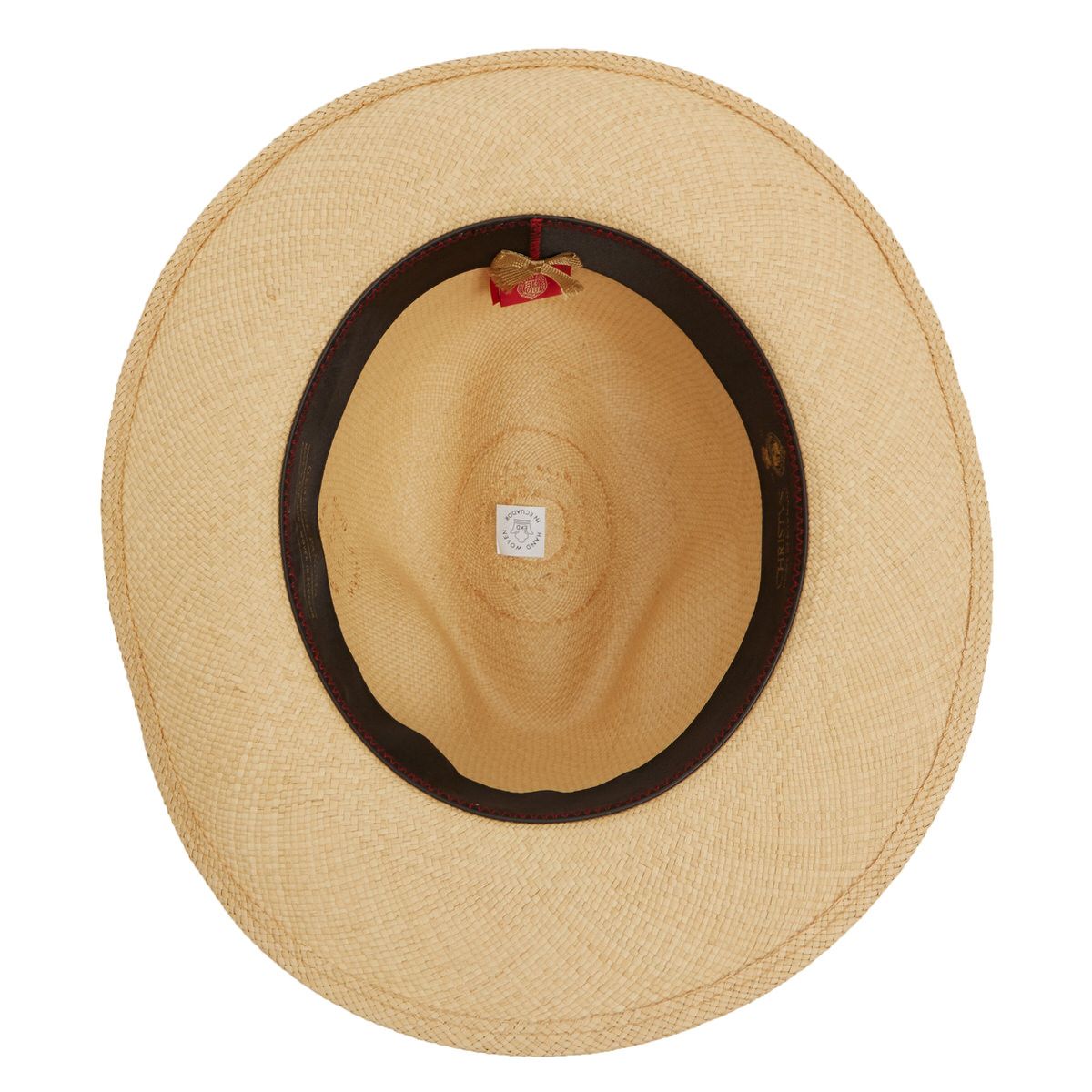 Classic Notting Hill Panama Hat with Navy band - Natural