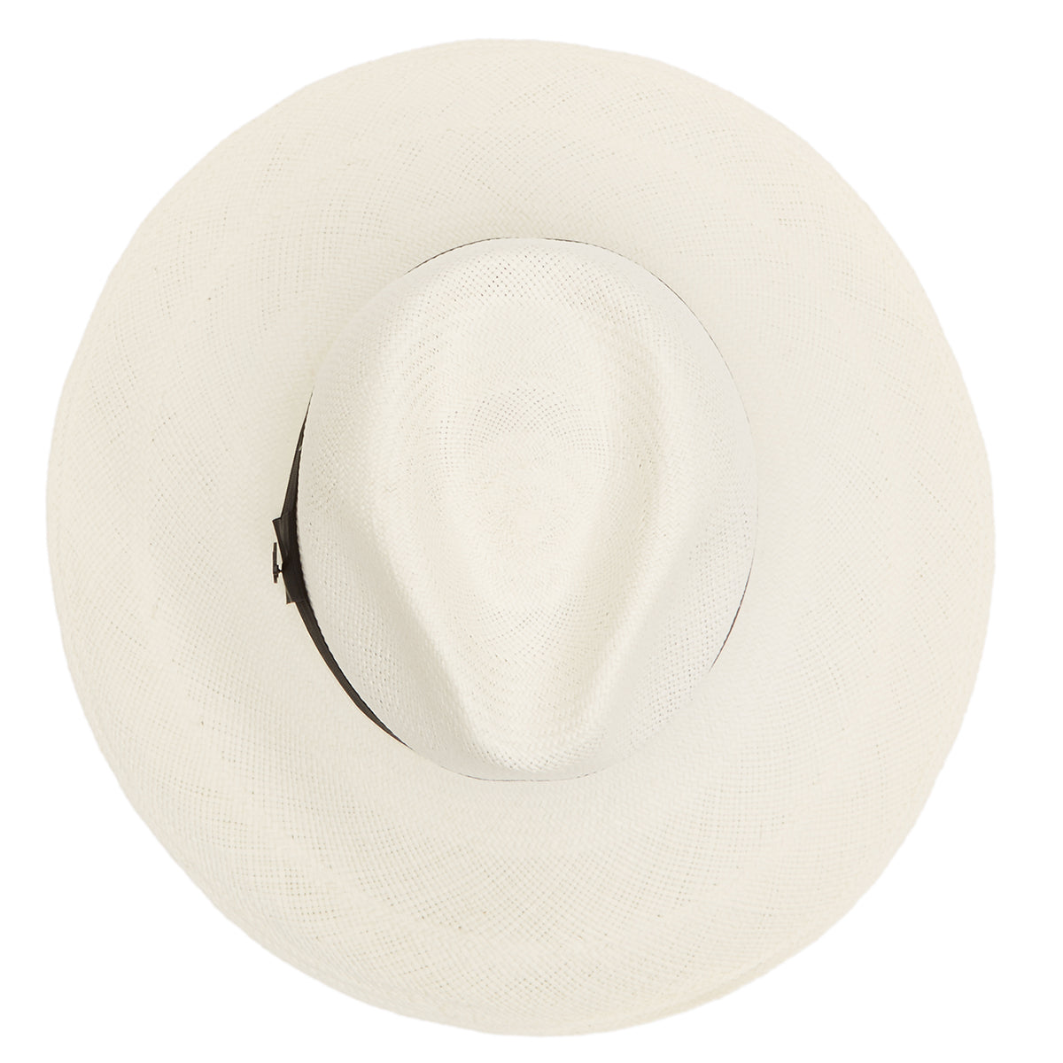 Jessica Wide Brim Panama Hat - With Black Band