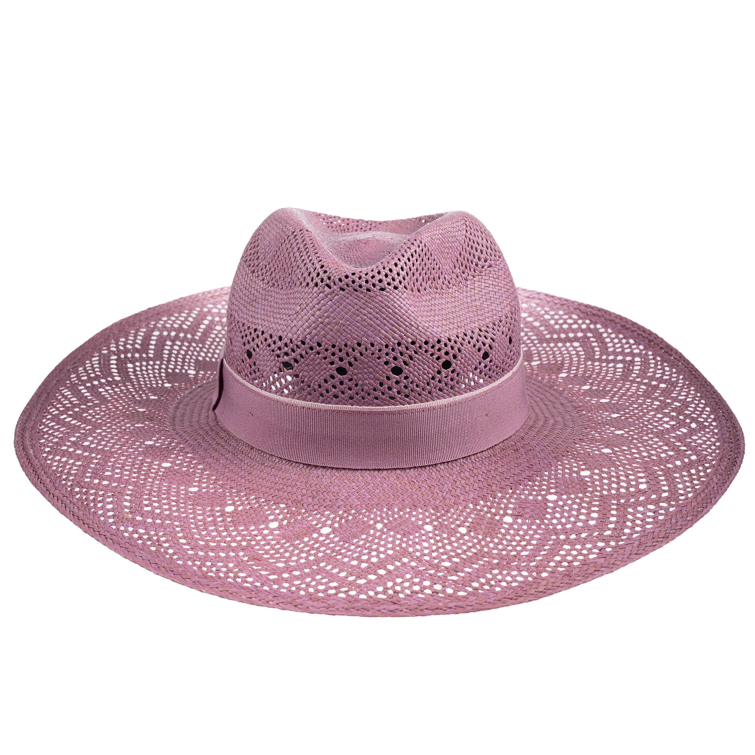 Wide Brim Panama-Lilac