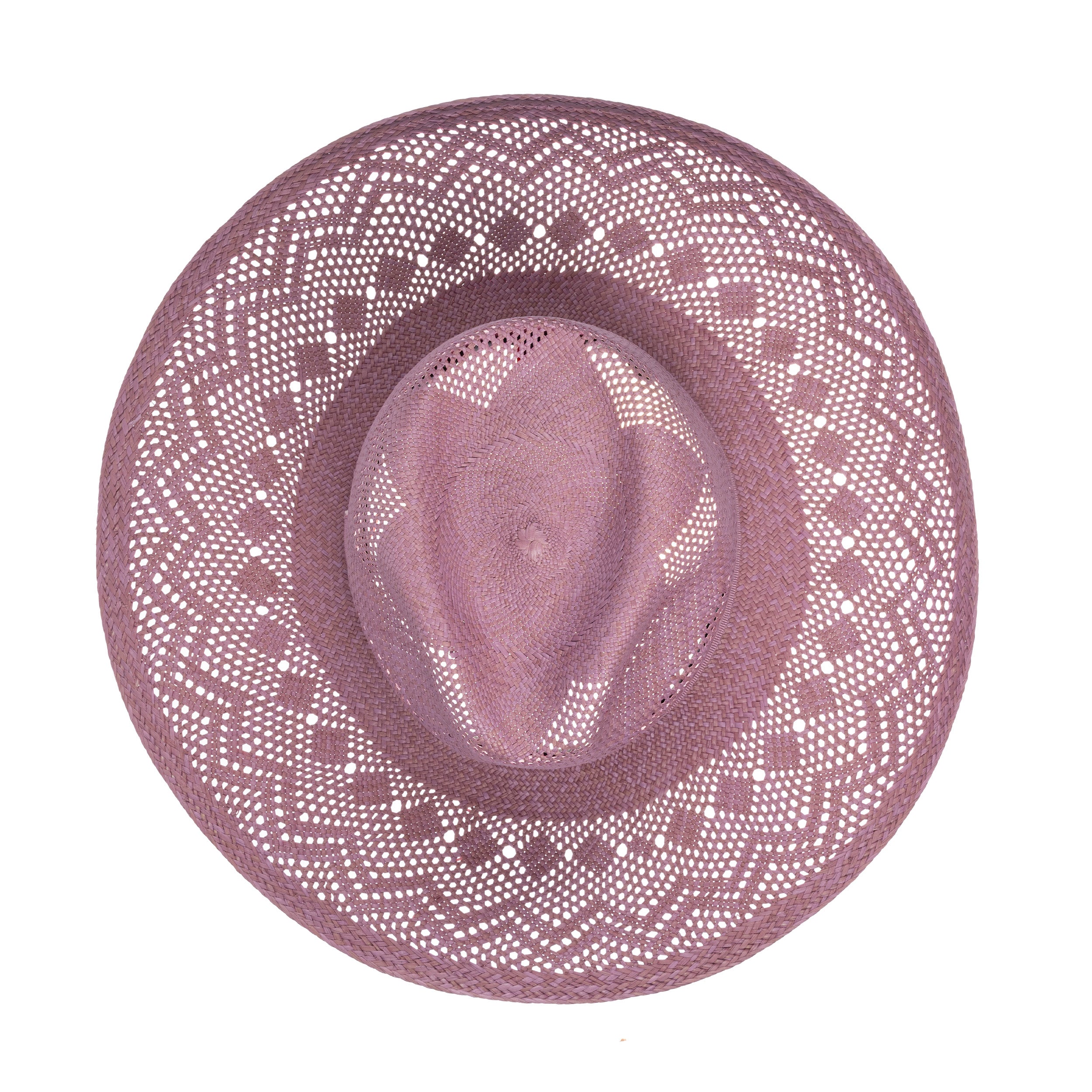 Wide Brim Panama-Lilac