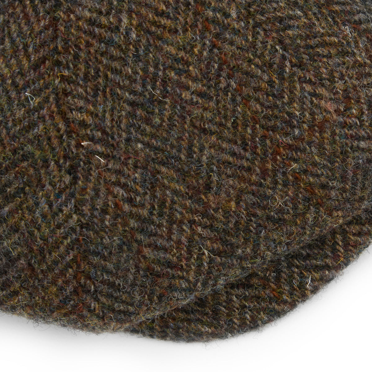 Harris Tweed 8 Piece Baker Boy Flat Cap in  C001Y