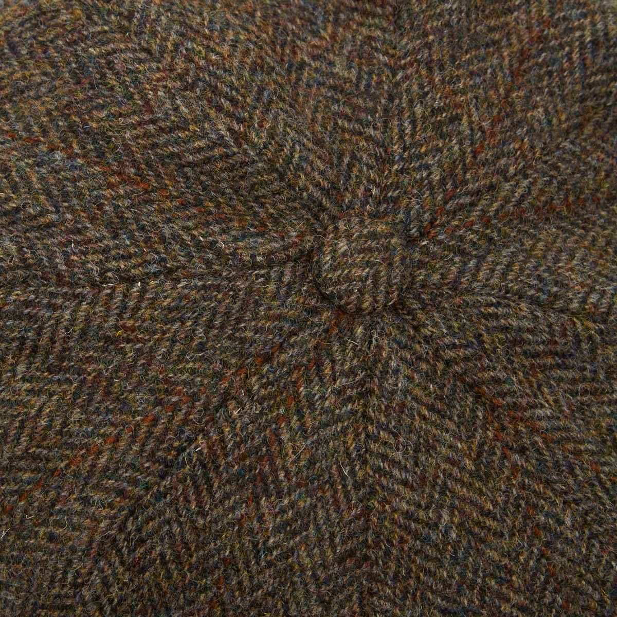 Harris Tweed 8 Piece Baker Boy Flat Cap in  C001Y