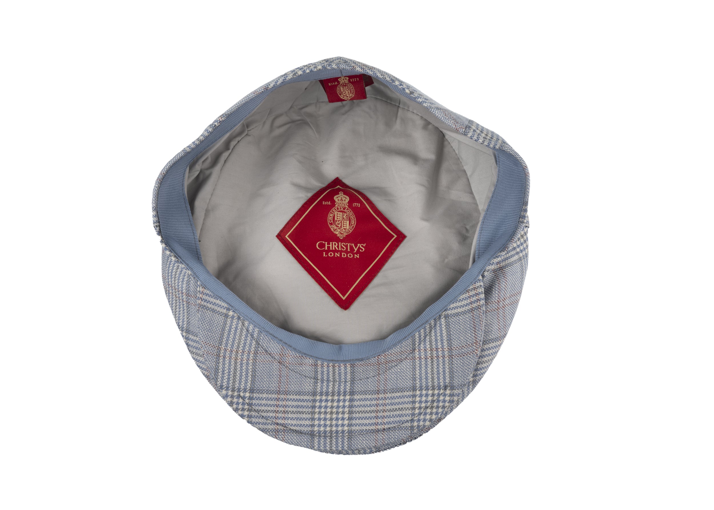 Balmoral flat cap in wool/linen fabric