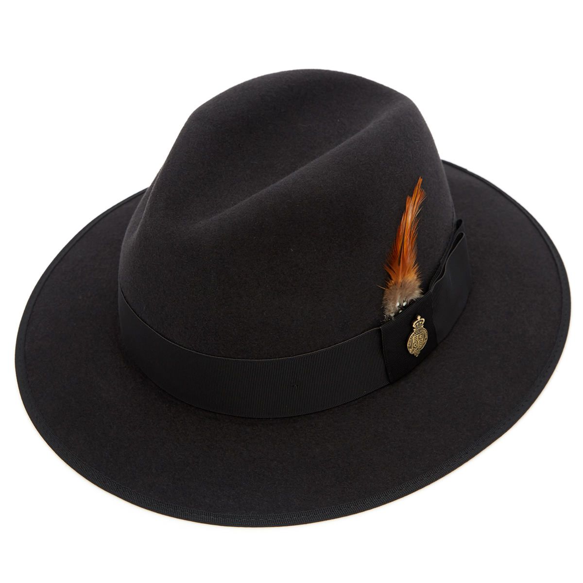 Farnham Down Brim Fur Felt Trilby Hat