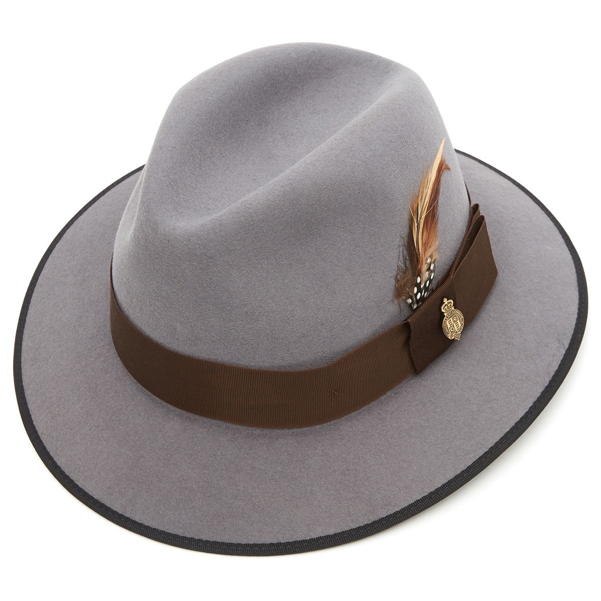 Farnham Down Brim Fur Felt Trilby Hat