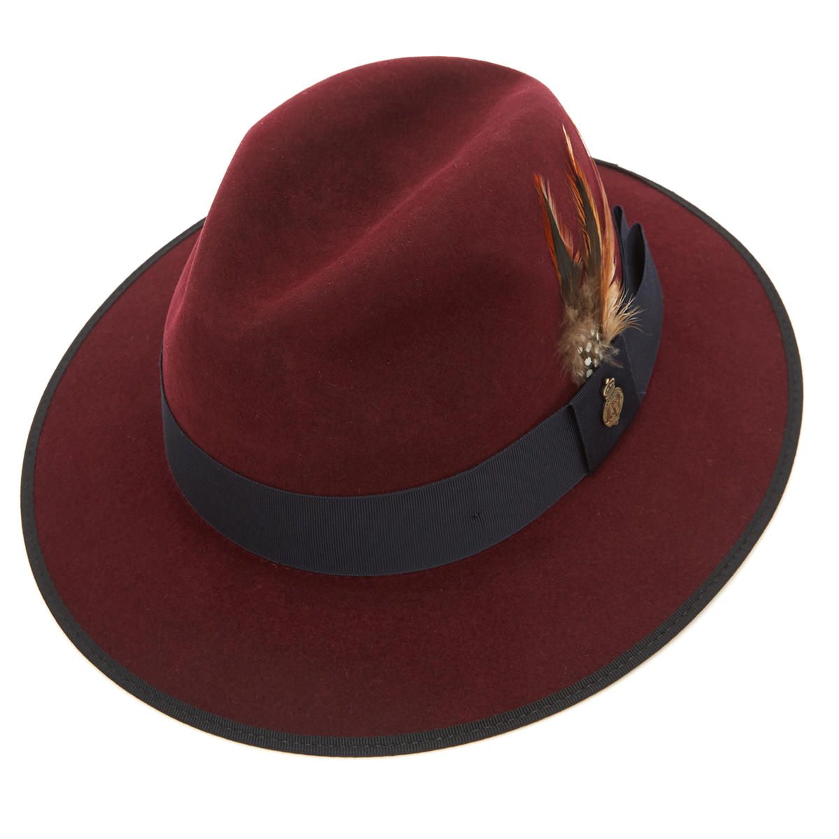 Farnham Down Brim Fur Felt Trilby Hat