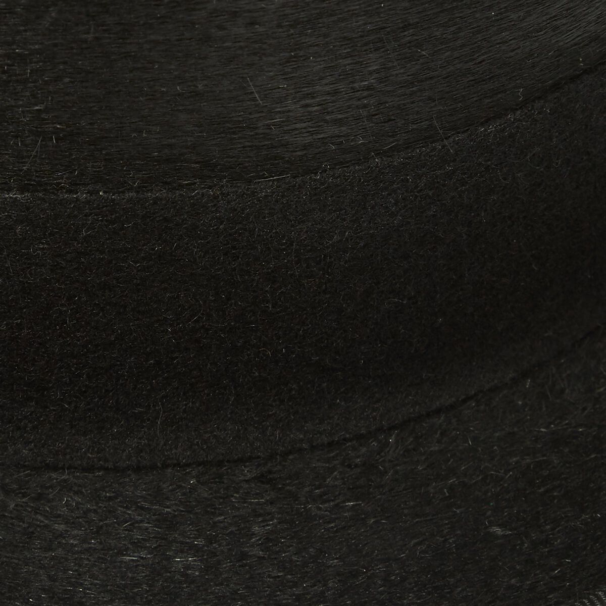 Luxury Black Fur Felt Melusine Top Hat