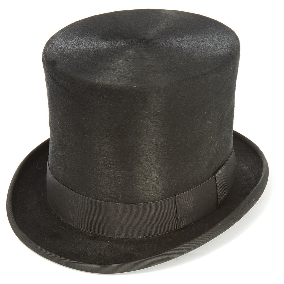 Luxury Black Fur Felt Melusine TALLER TOP HAT