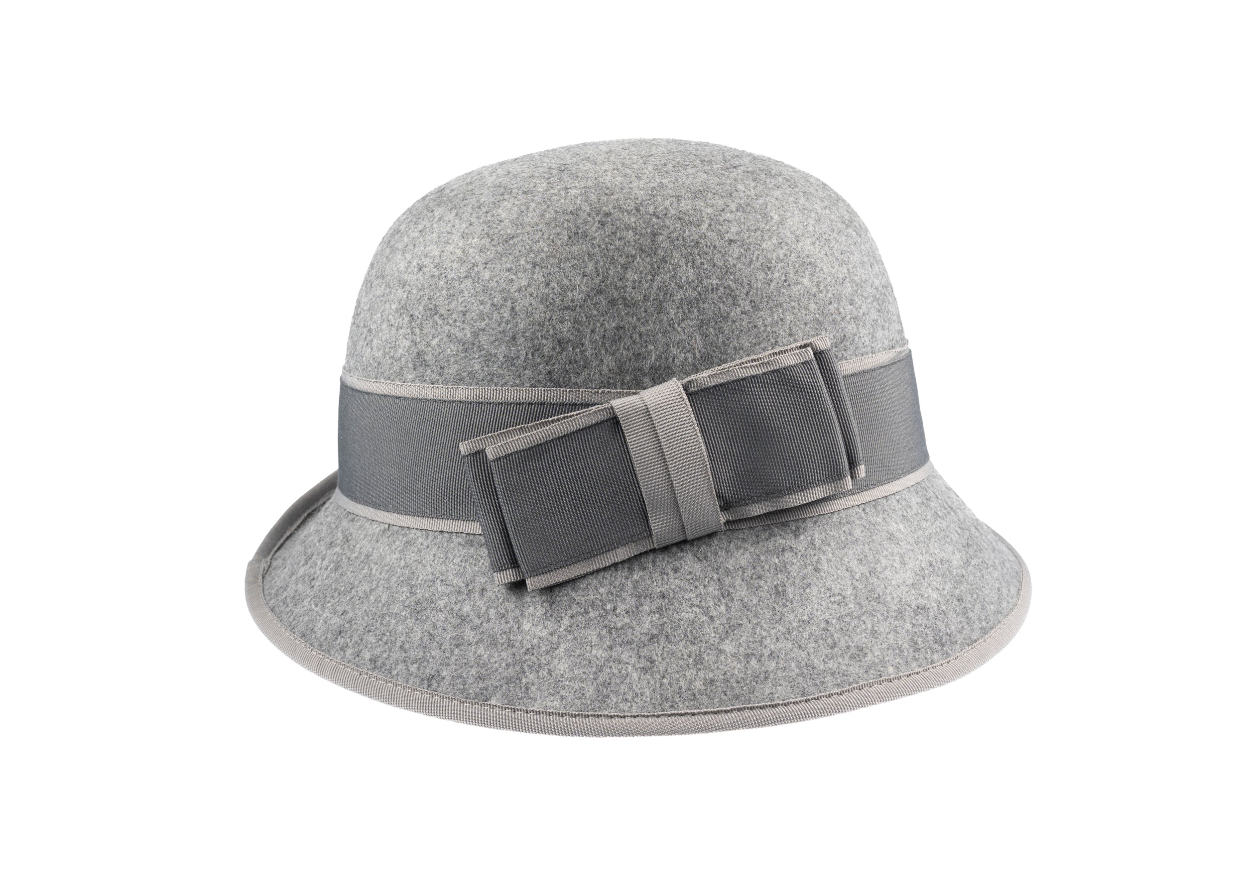 Susi Wide Brim Downton Cloche - One Size