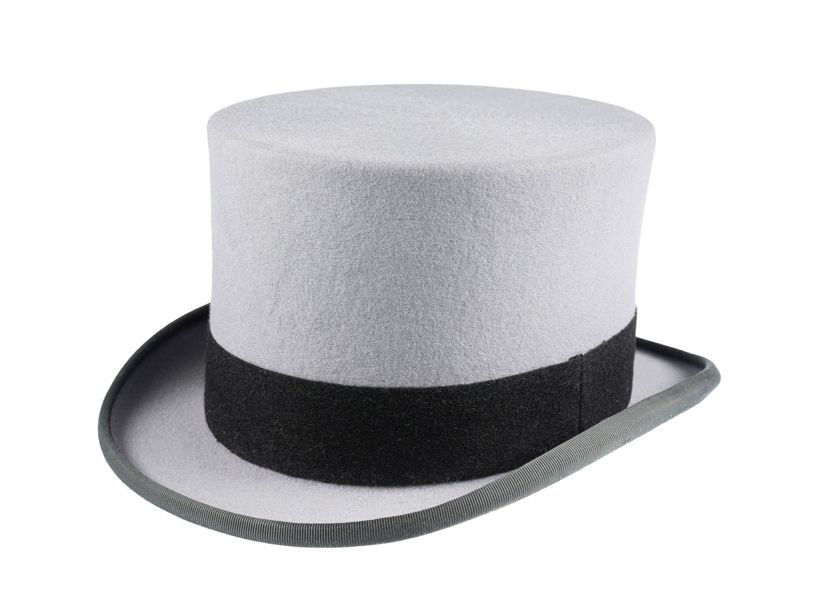 Ascot Fur Felt Grey Top Hat