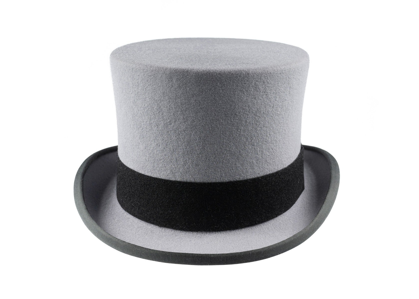 Ascot Fur Felt Grey Top Hat