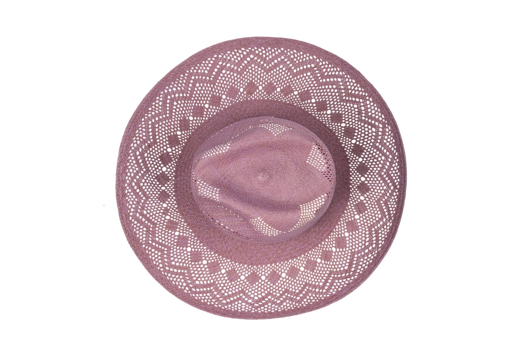 Wide Brim Panama-Lilac
