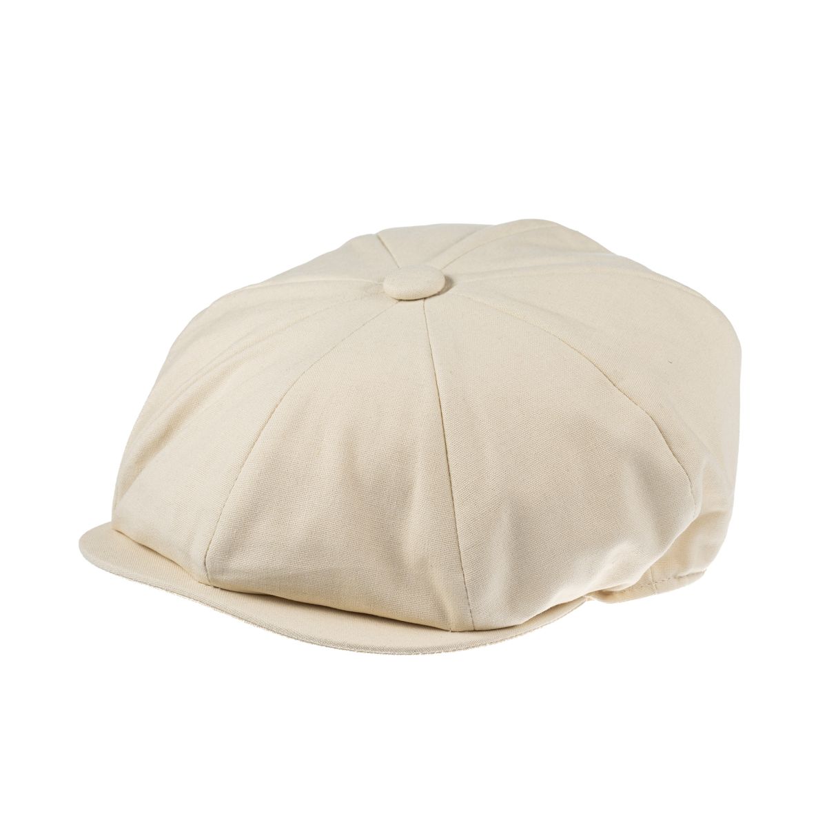 8 piece Linen Blend Baker Boy Buttermilk