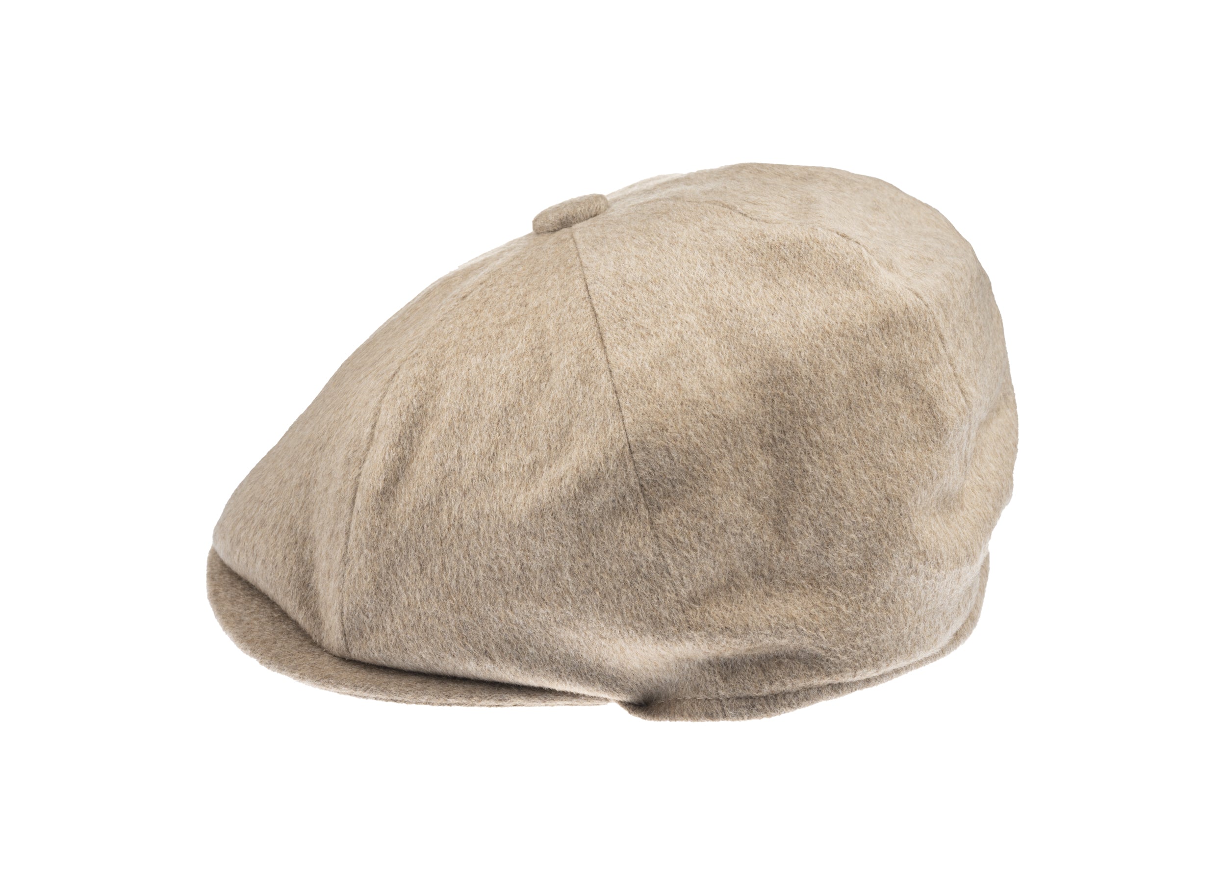 Christys' x Johnstons of Elgin Cashmere Made in England 8 piece Cap in Camel