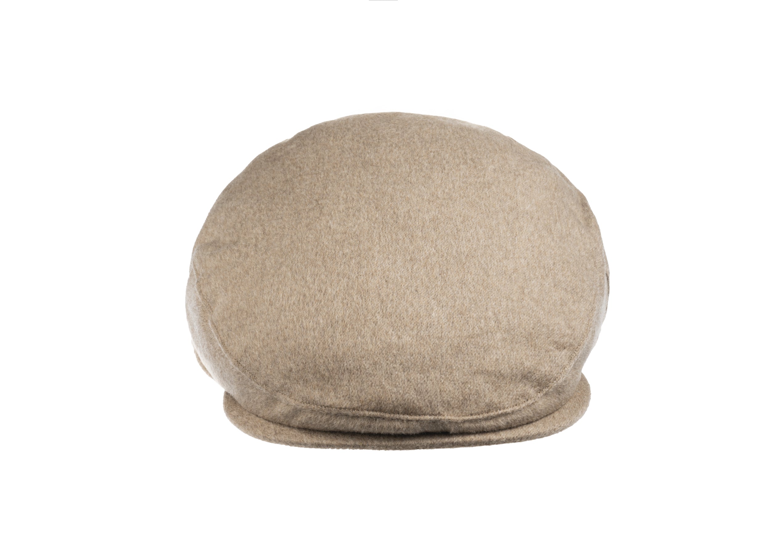 Christys' x Johnstons of Elgin Cashmere Made in England Balmoral Cap in Camel