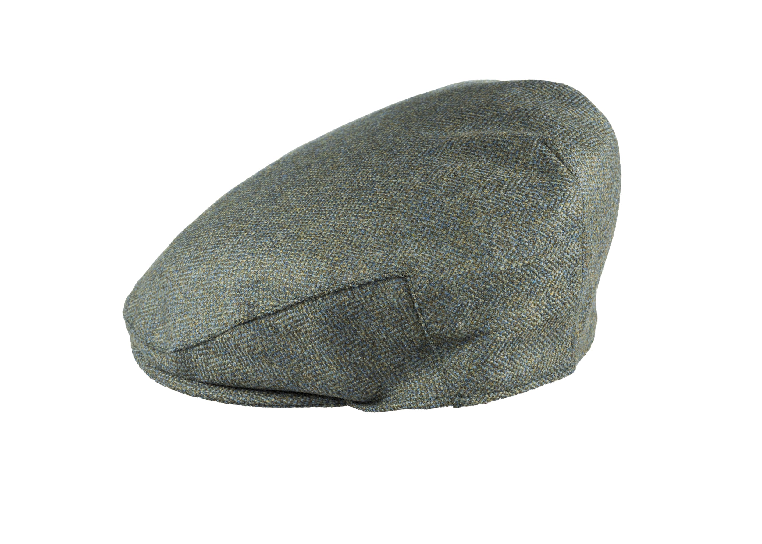 Lovat Mill Teviot Tweed Made in England Balmoral Cap in Thistle