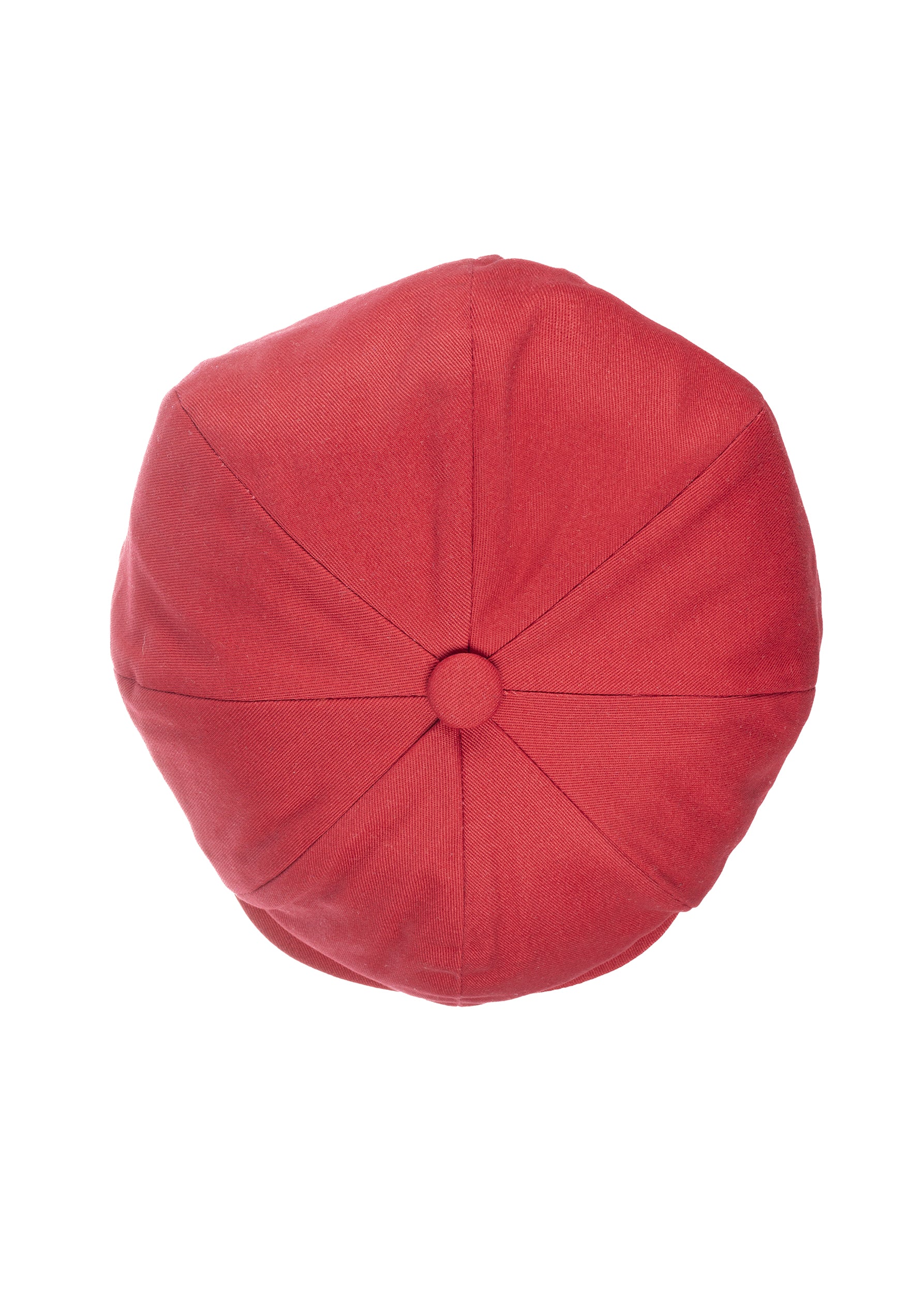 8 Piece Cotton Summer Cap Red