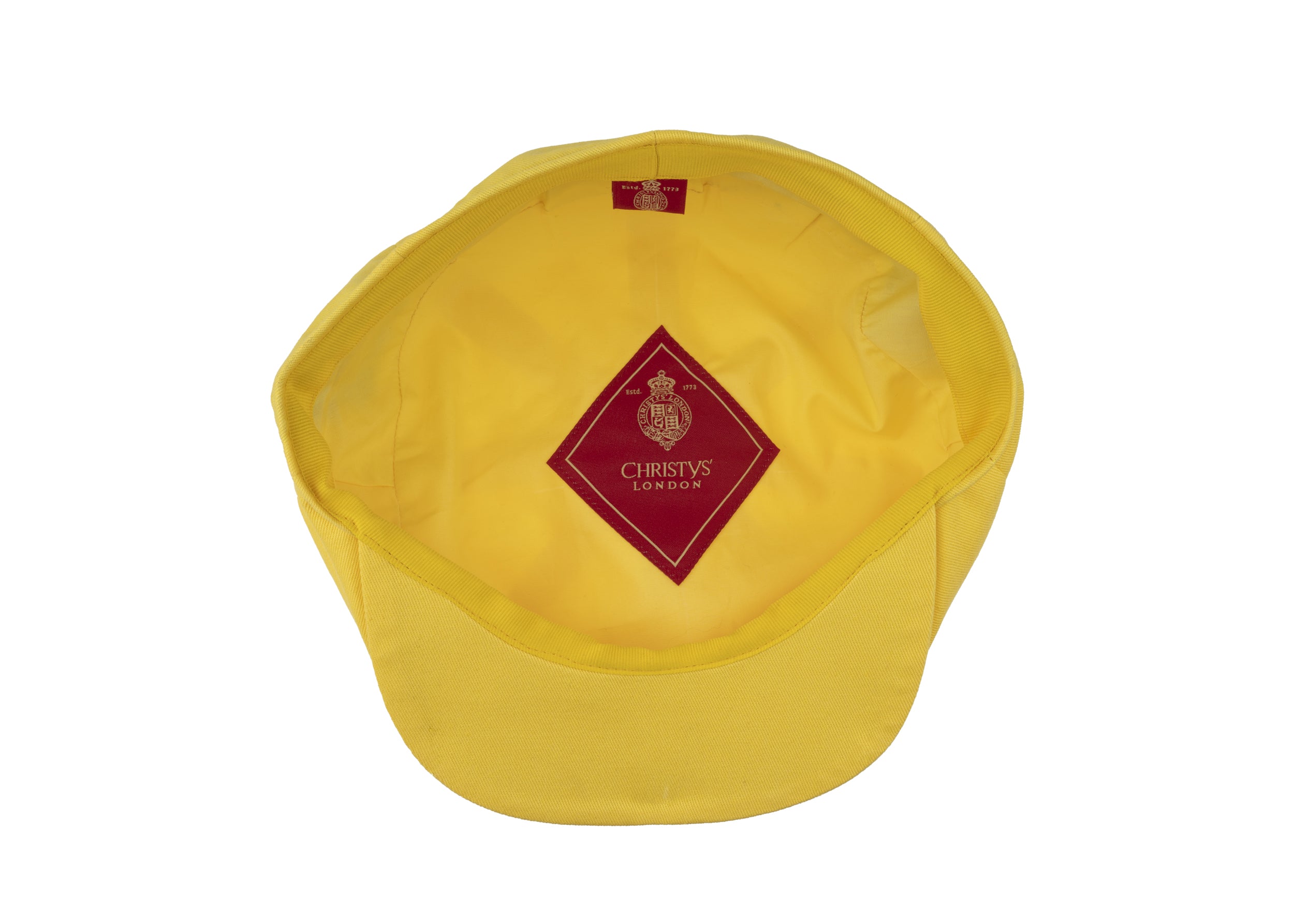8 Piece Cotton Summer Cap Yellow
