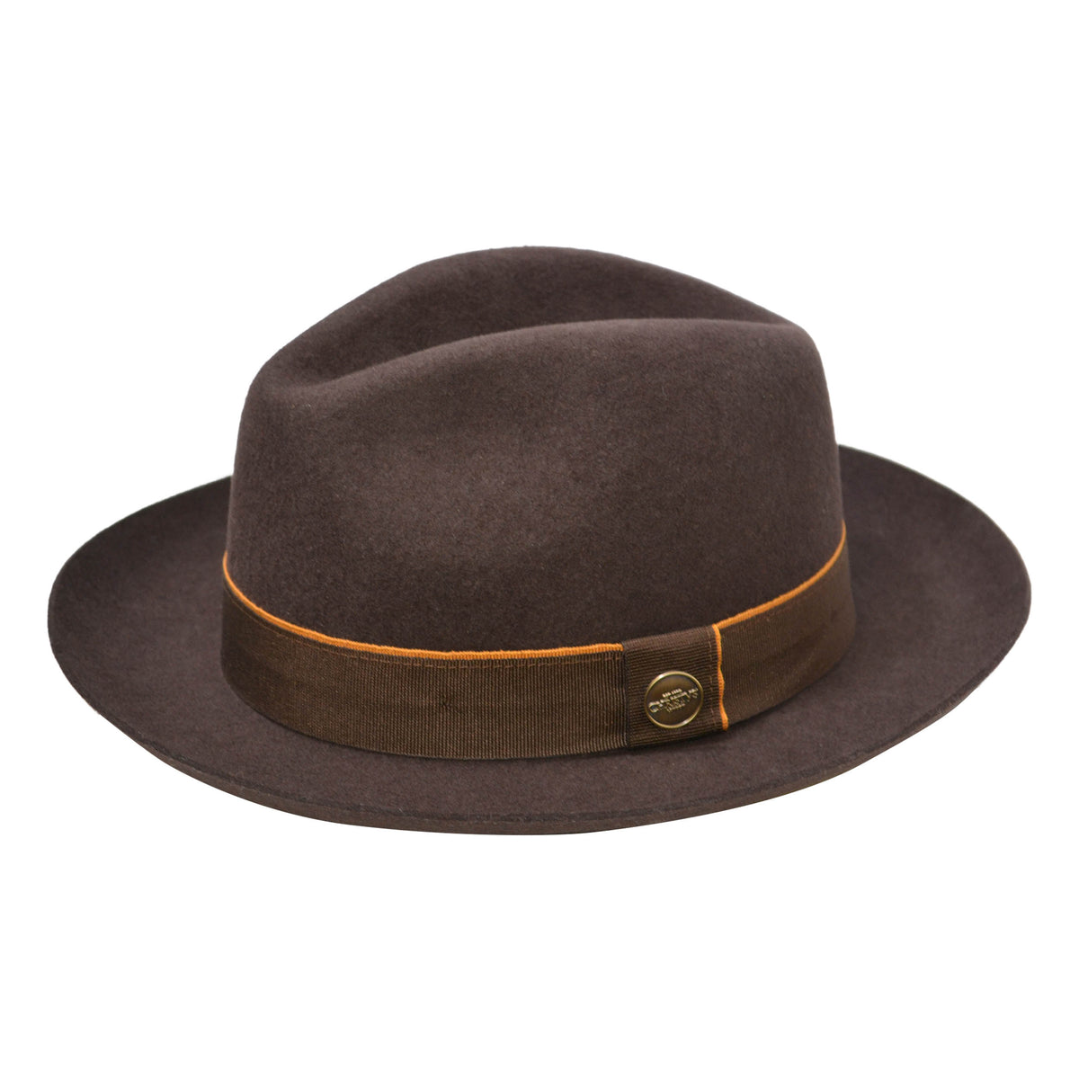 Wool Felt Trilby in H&B Brown - Main Image