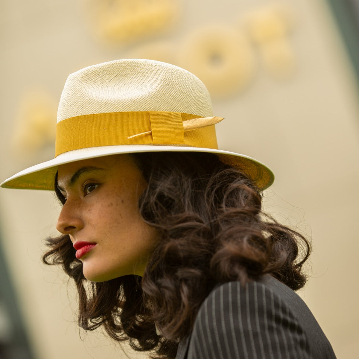 Royal Ascot Aurum down brim Panama