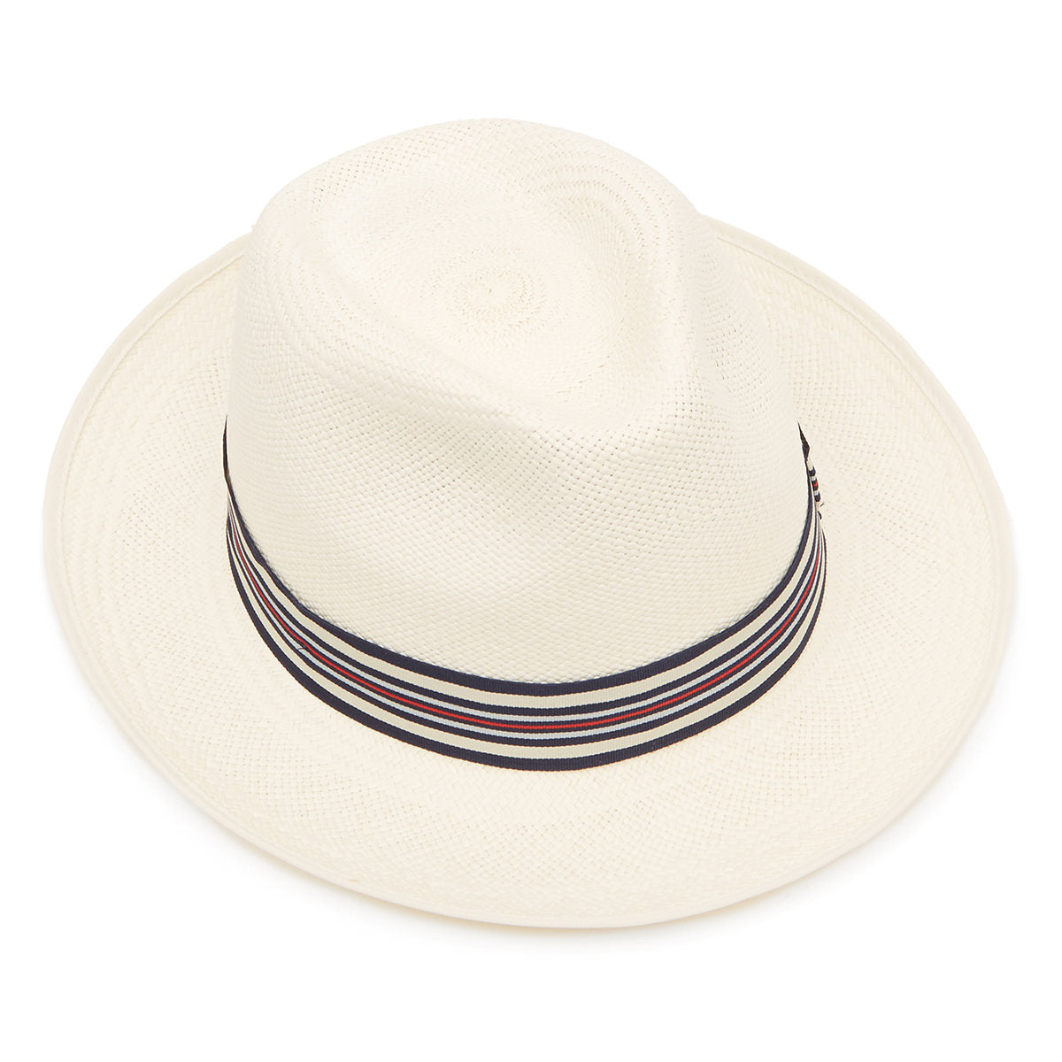 Classic Preset Panama Hat With No1 Regimental Band & Cream Binding