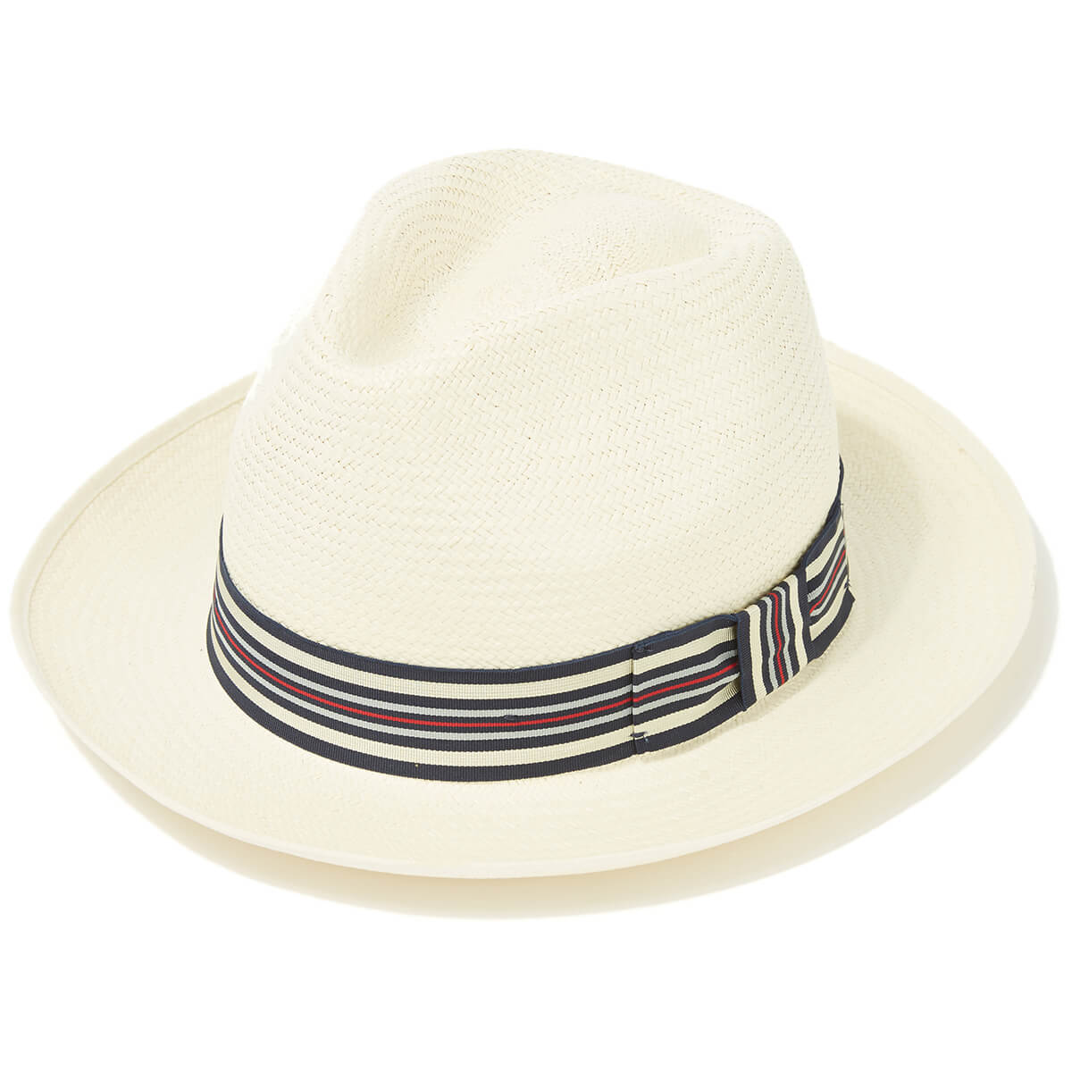 Classic Preset Panama Hat With No1 Regimental Band & Cream Binding