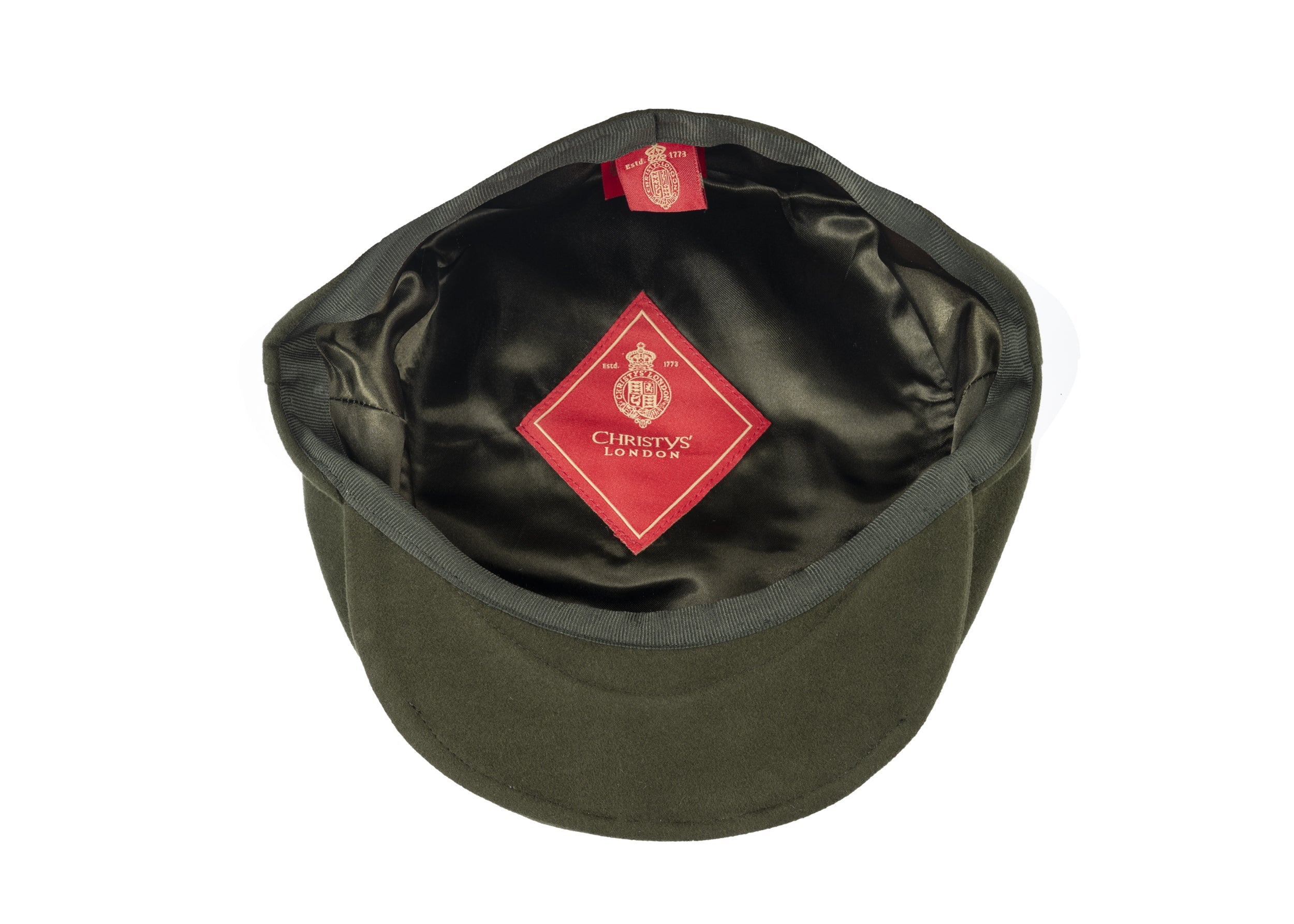 Balmoral moleskin cotton cap in Green