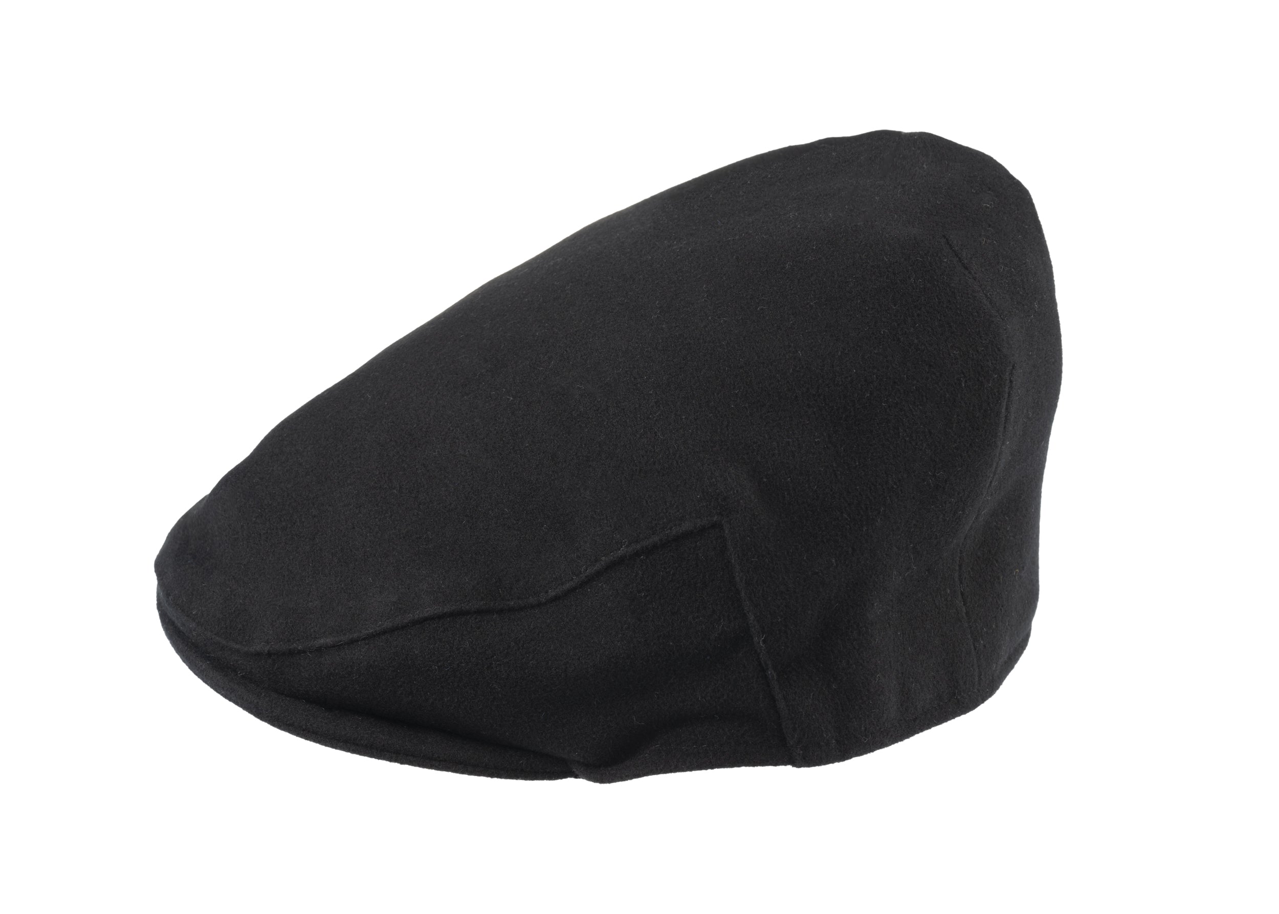 Balmoral moleskin cotton cap in Black