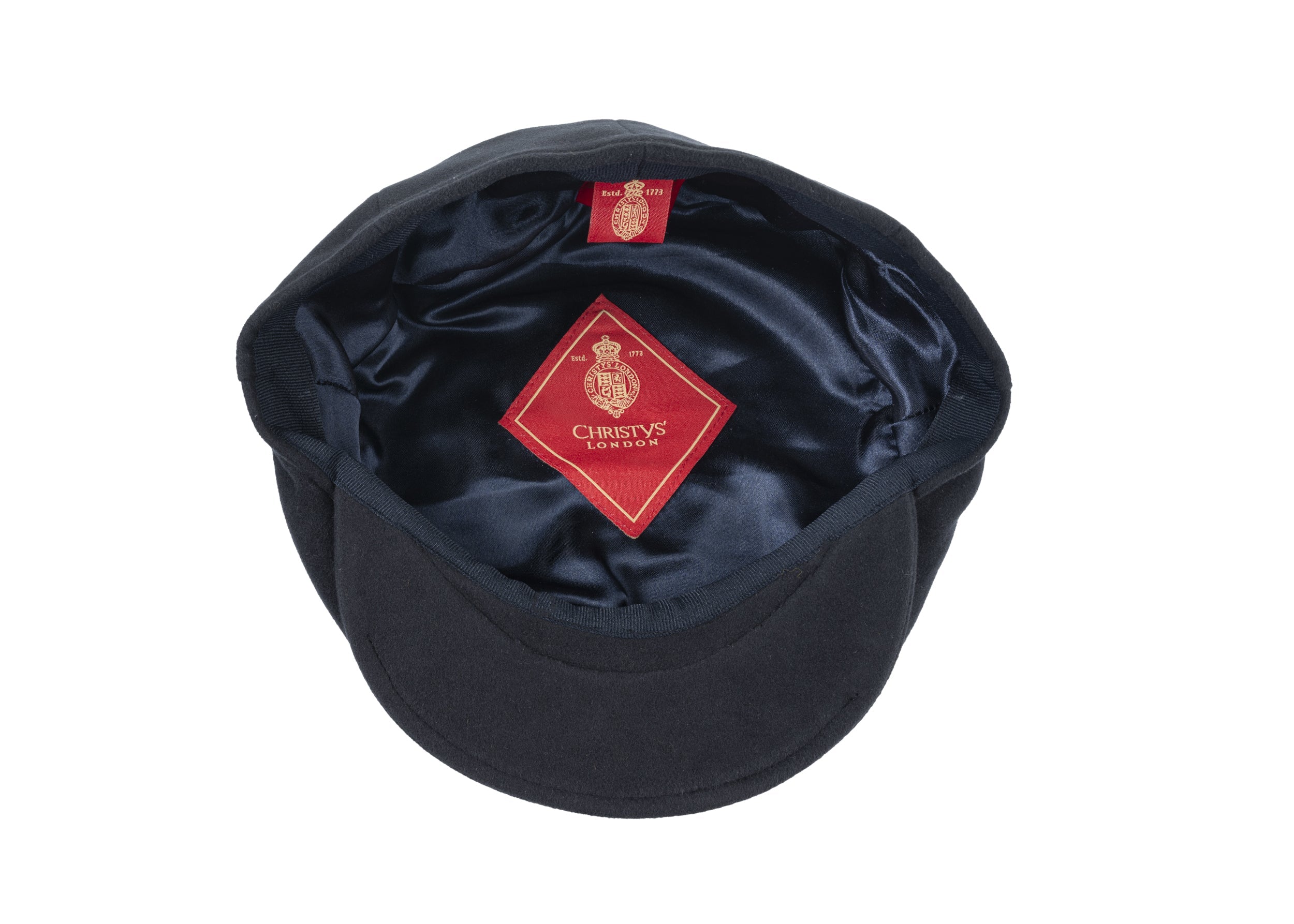 Balmoral moleskin cotton cap in Navy