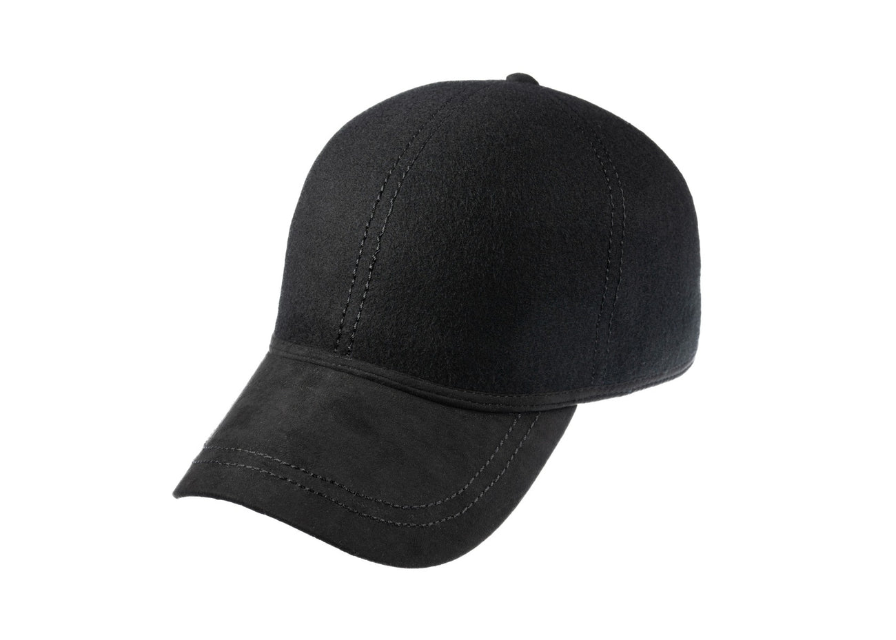 British Ball Cap Base Ball Cap Black by Christys' Hats