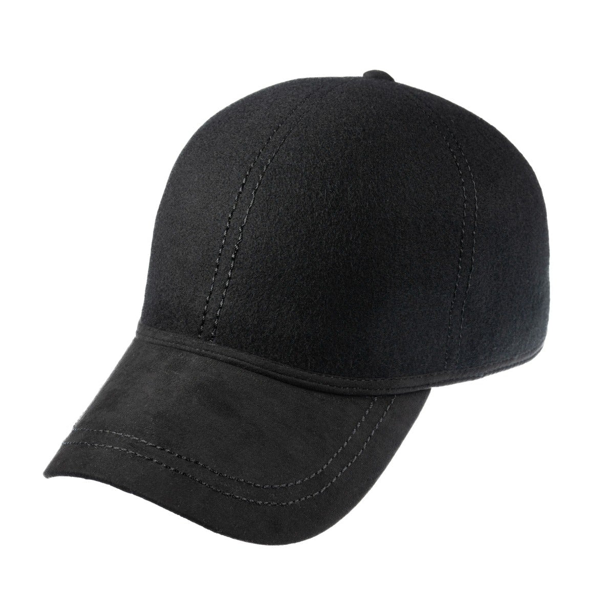 British Ball Cap Base Ball Cap Black by Christys' Hats