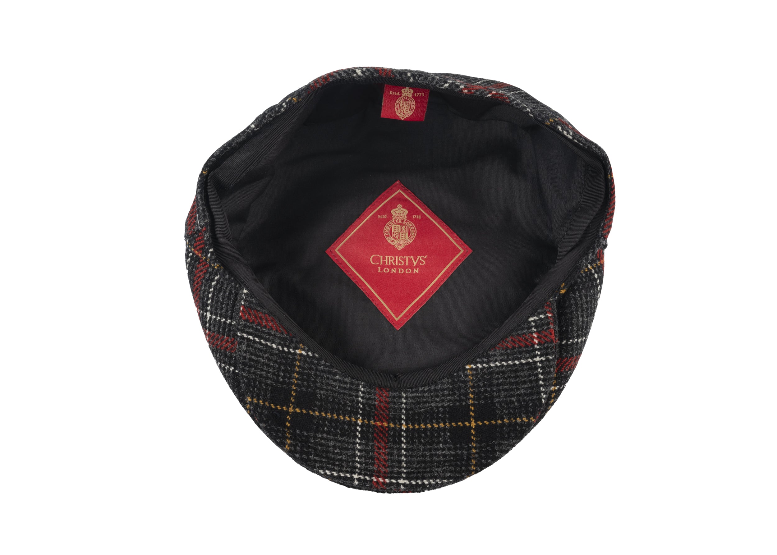 Balmoral flat cap in Christy tweed fabric